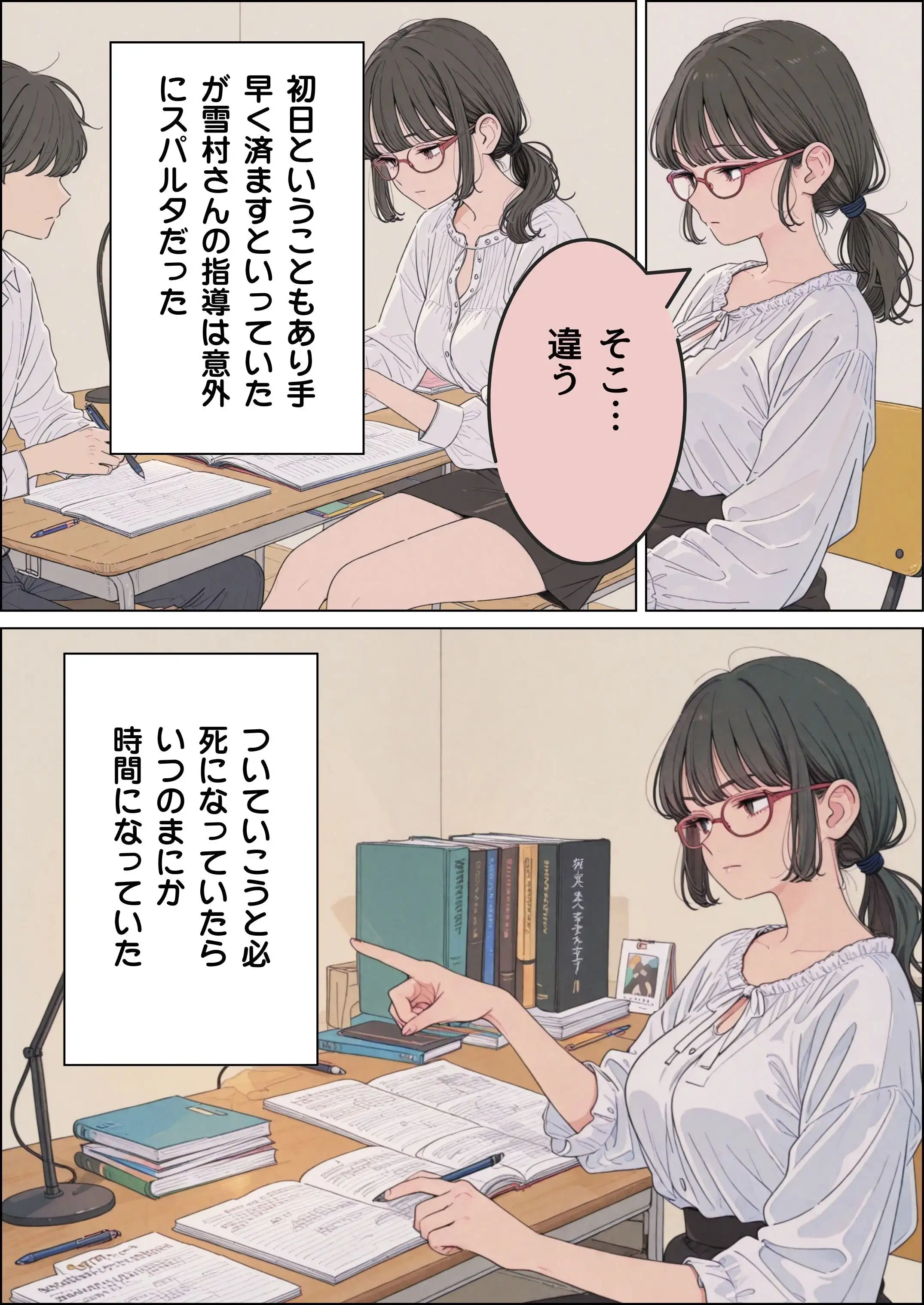 訳あって親戚の人妻に家庭教師してもらうことになった 9ページ