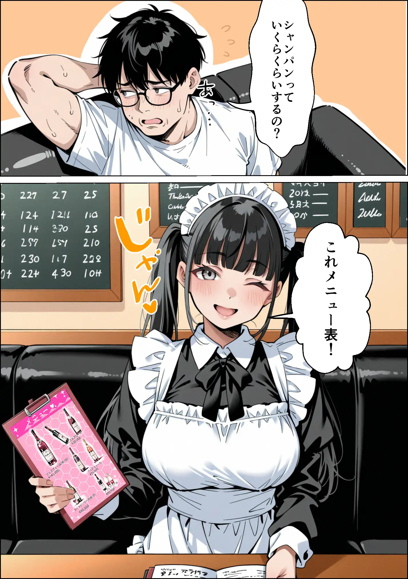 Ub●rの配達先で推しコンカフェ嬢が彼氏とヤってた話 25ページ