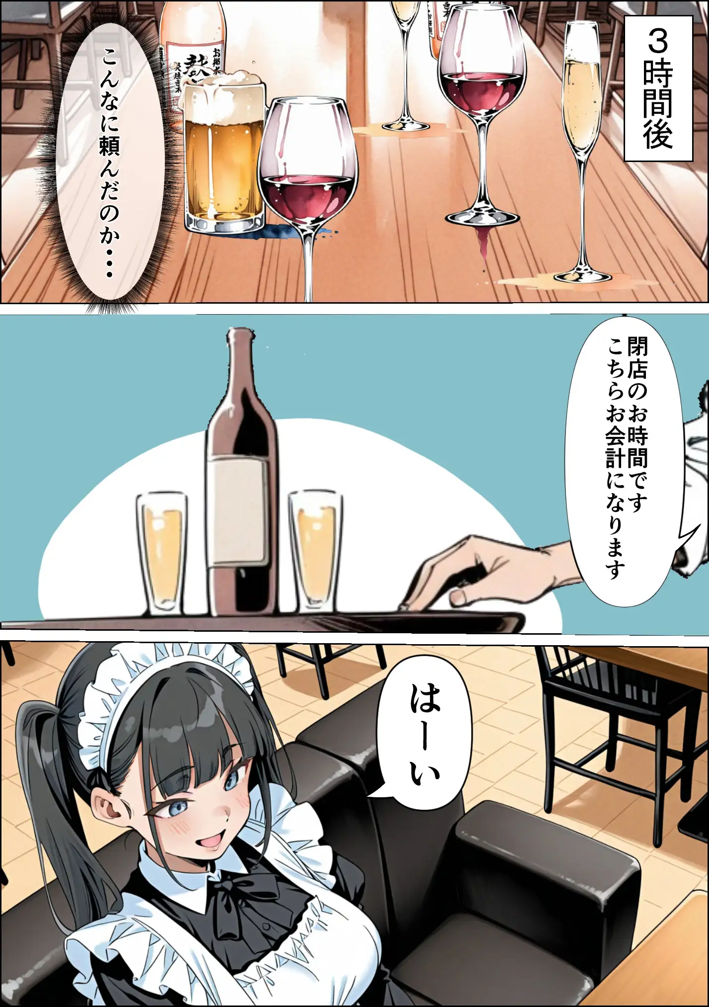 Ub●rの配達先で推しコンカフェ嬢が彼氏とヤってた話 28ページ