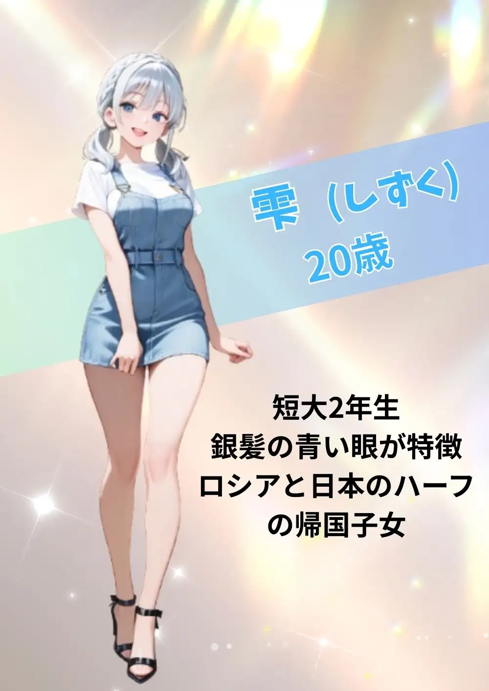 【銀髪ハーフお嬢様・雫編】突然5人の美女に迫られ、逃げられなくなった俺。 10ページ