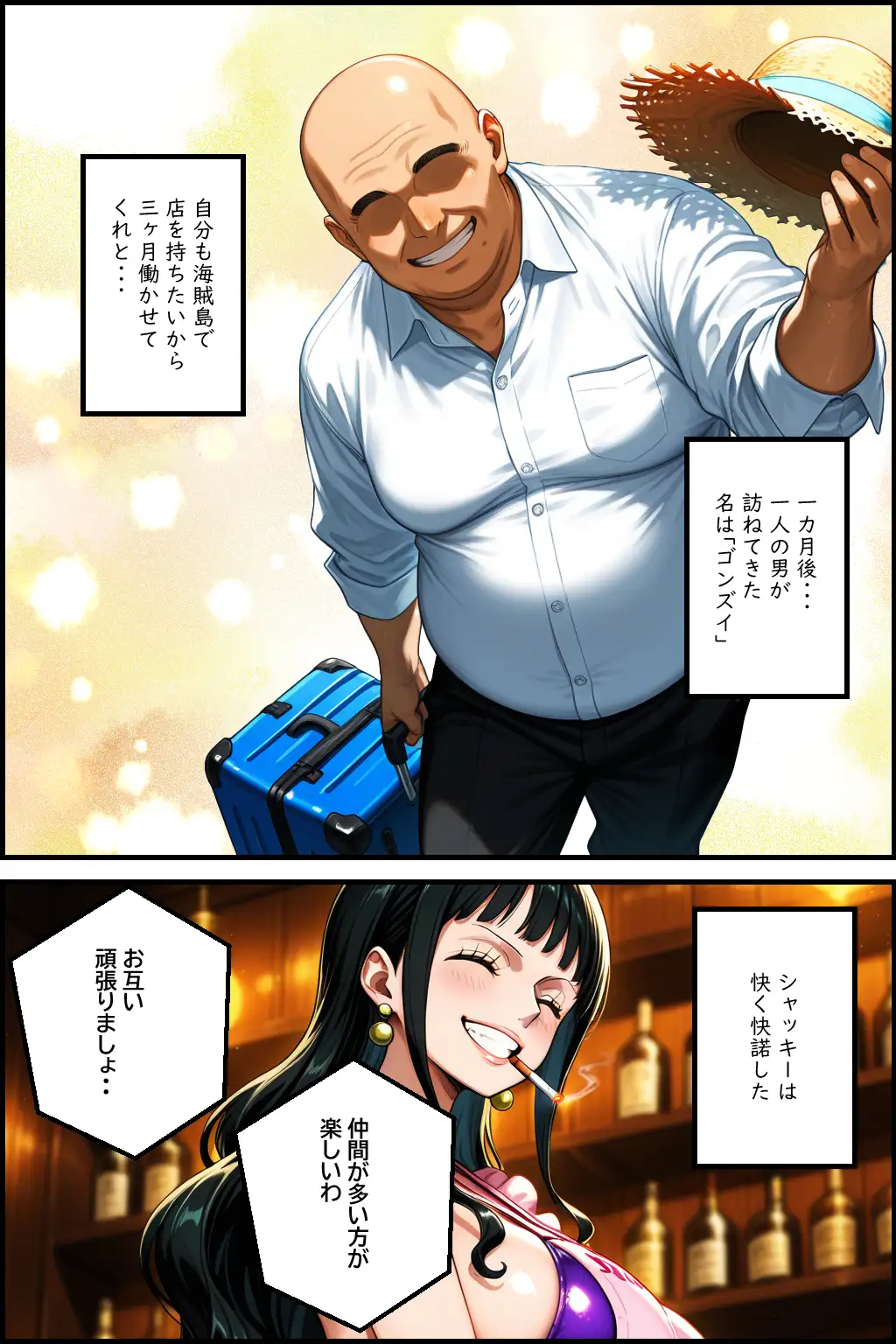 巨乳海賊狩り【伝説編】 〜奪われた海賊島の宝〜前編 5ページ