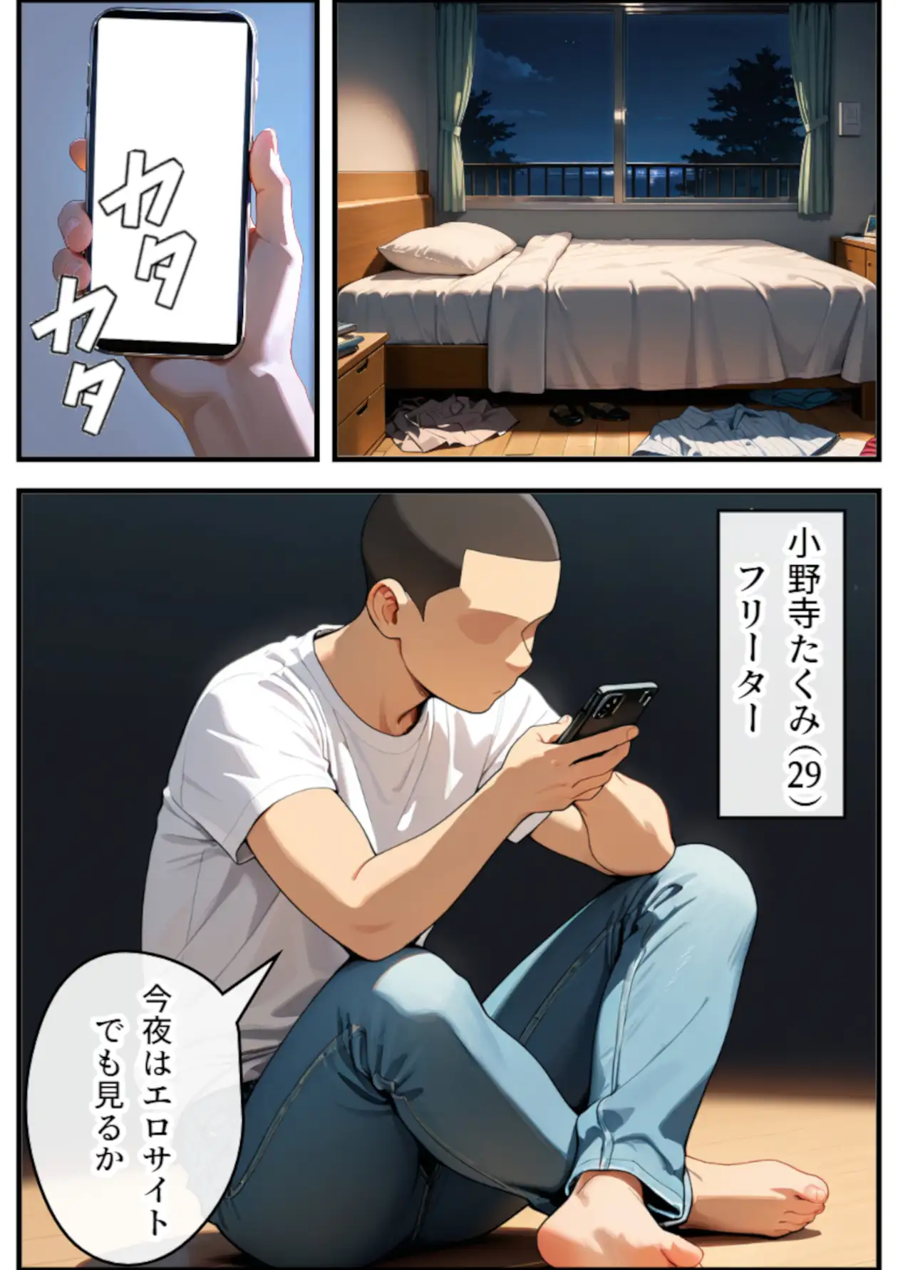 催○アプリで無抵抗にしたボーイッシュ女子大生の体を好き勝手してみる 1ページ