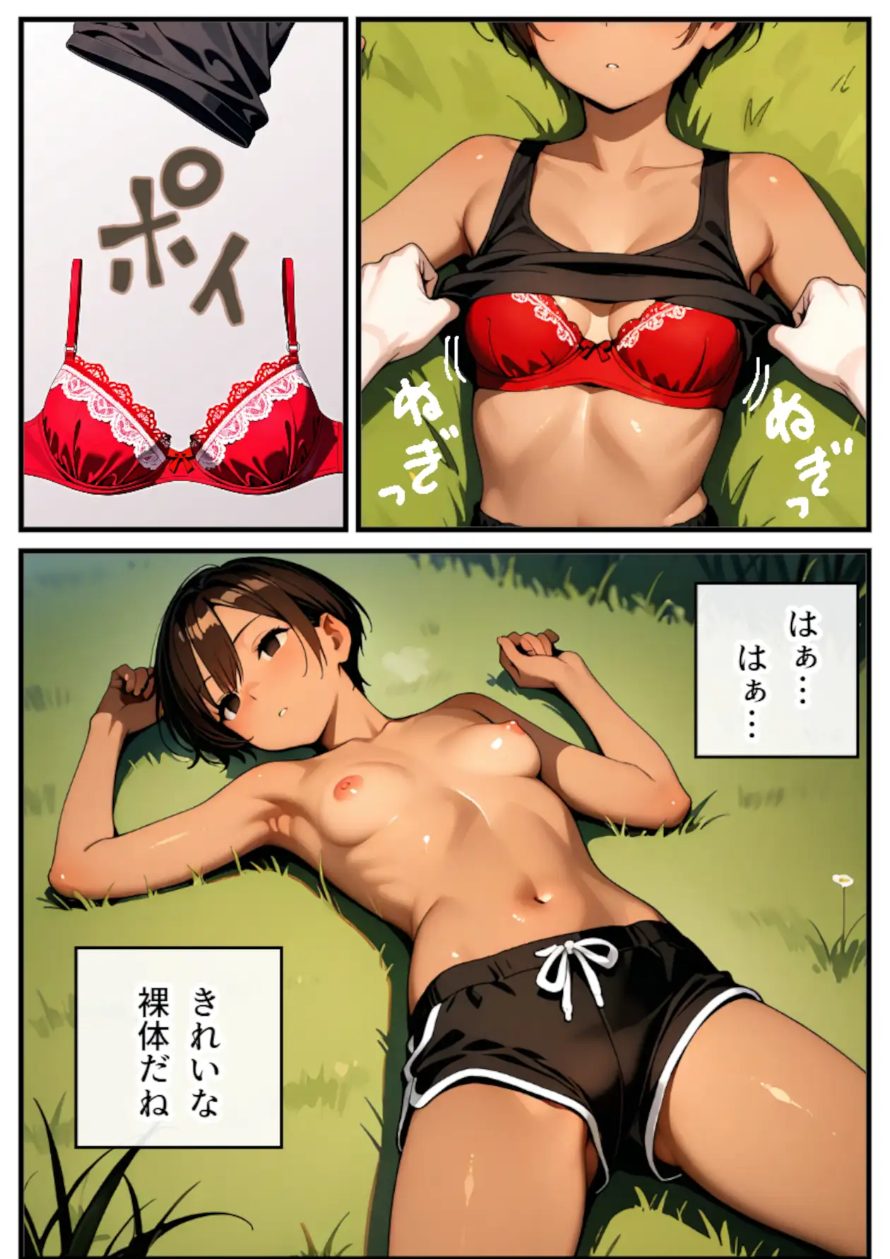 催○アプリで無抵抗にしたボーイッシュ女子大生の体を好き勝手してみる 16ページ