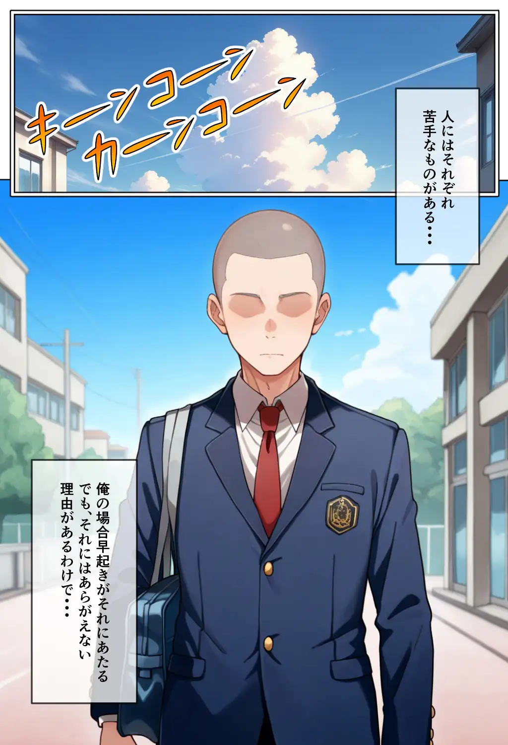 遅刻防止のため性処理係になってくれたとってもマジメなドスケベ風紀委員長 1ページ