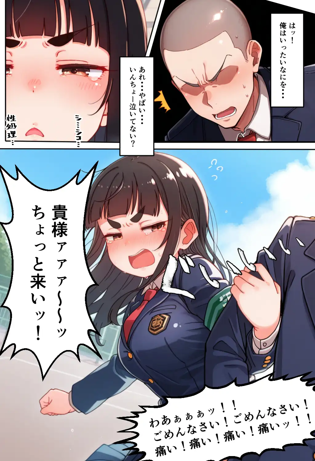 遅刻防止のため性処理係になってくれたとってもマジメなドスケベ風紀委員長 6ページ