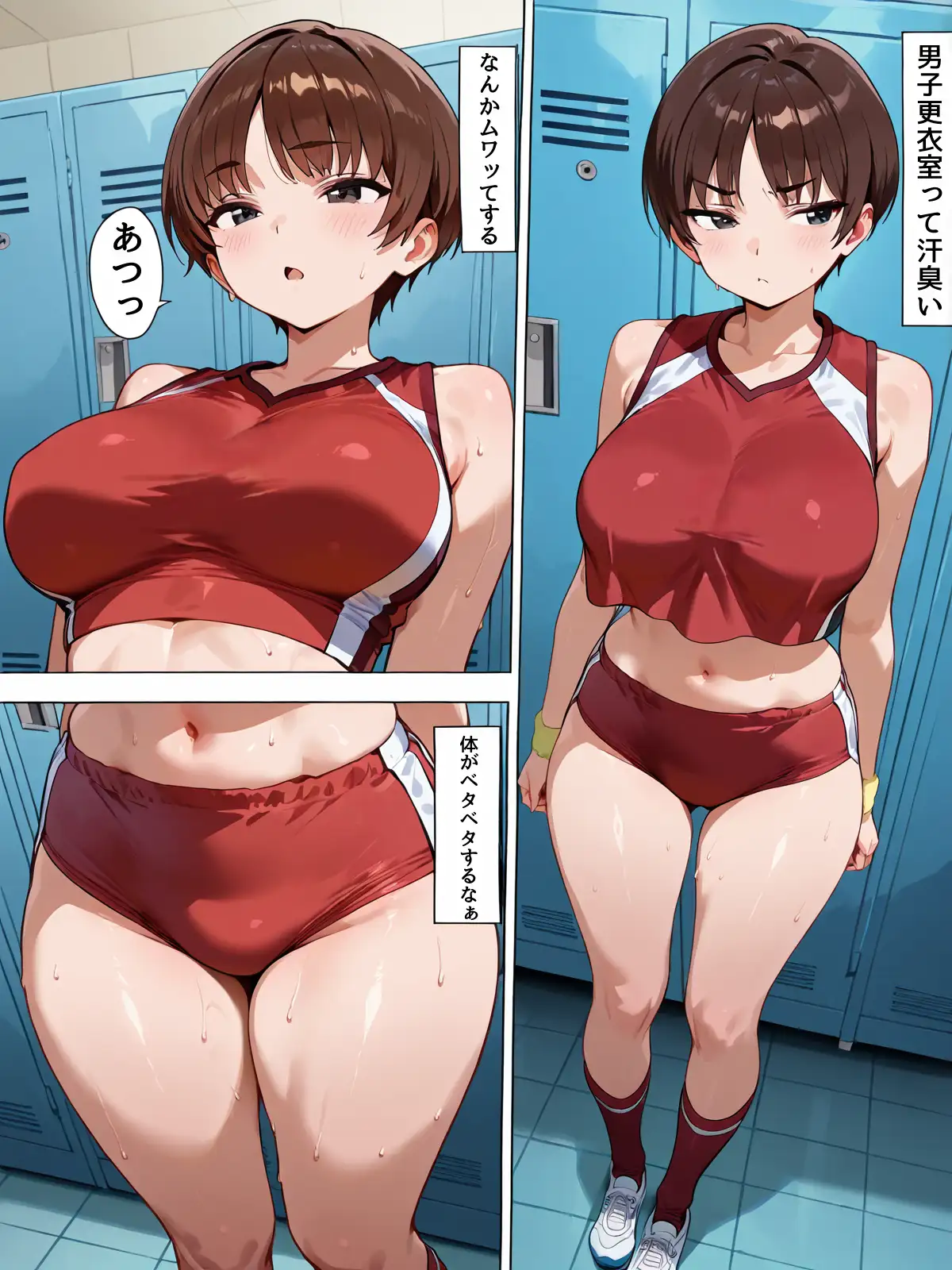 強気な陸上部女子が生中出しで子宮開発されて堕ちる汗だくエッチ 3ページ