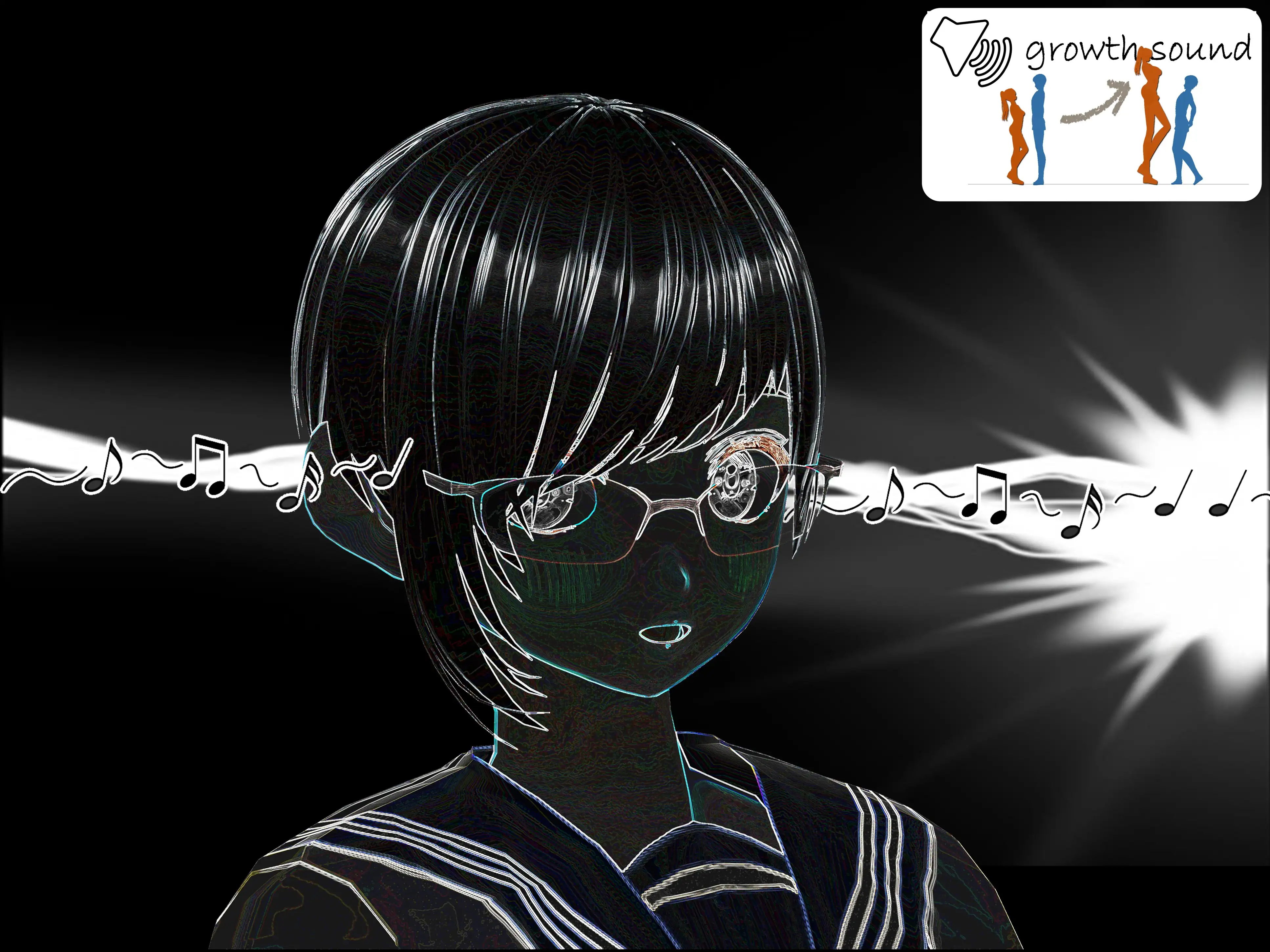 女子だけ成長 男子を追い抜く 成長音〜VRルーム編〜 4ページ