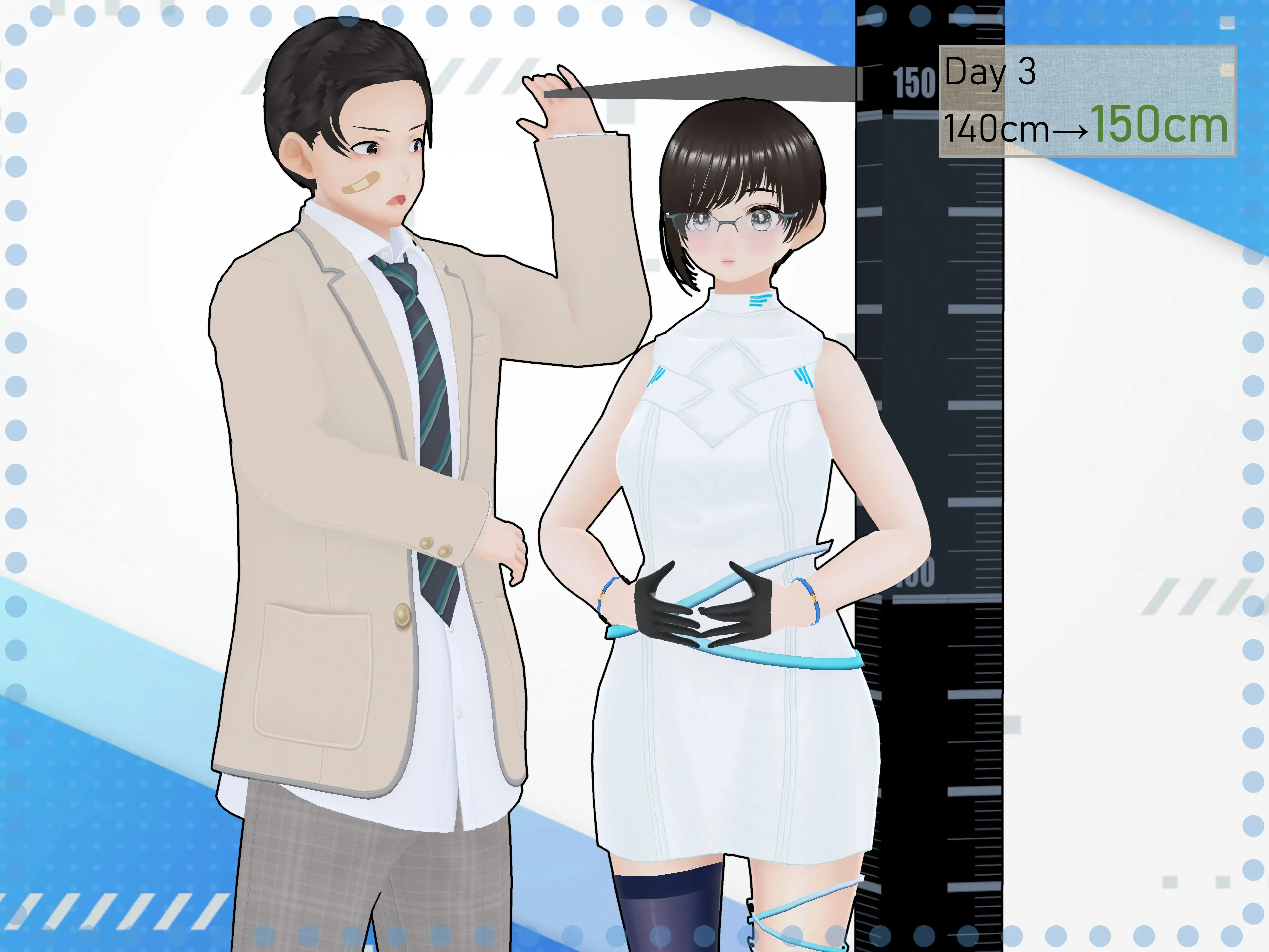 女子だけ成長 男子を追い抜く 成長音〜VRルーム編〜 20ページ