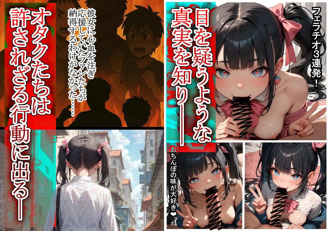 偽神ノ背教者―清純派アイドルのハメ撮りが流出してオタクたちにマワされてしまう話― 58ページ