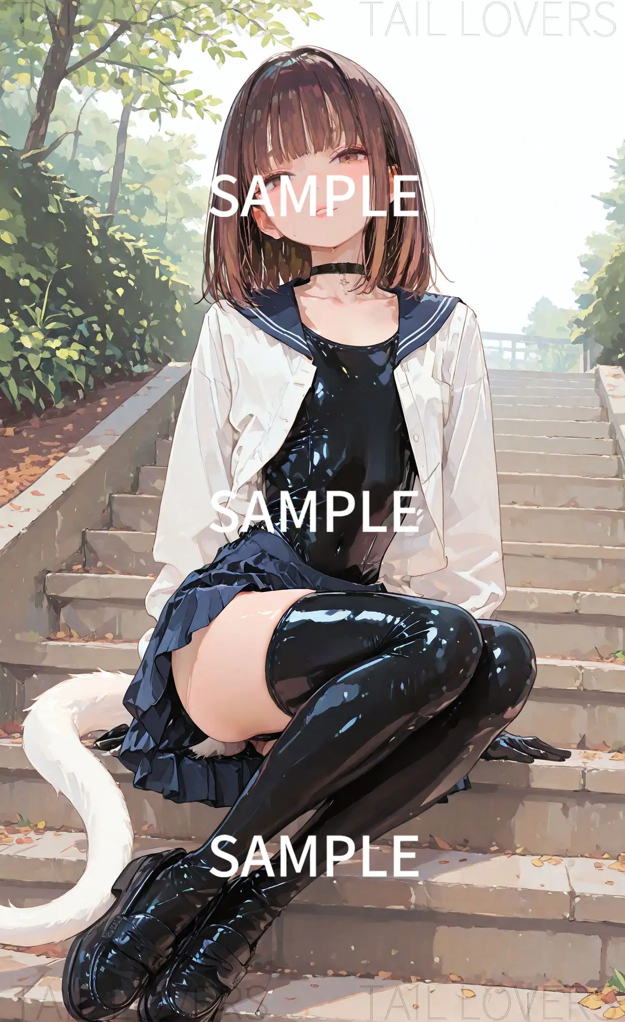 アナルしか使ってもらえないJK【413枚＋小説】｜ Anal Tail Girl 2ページ