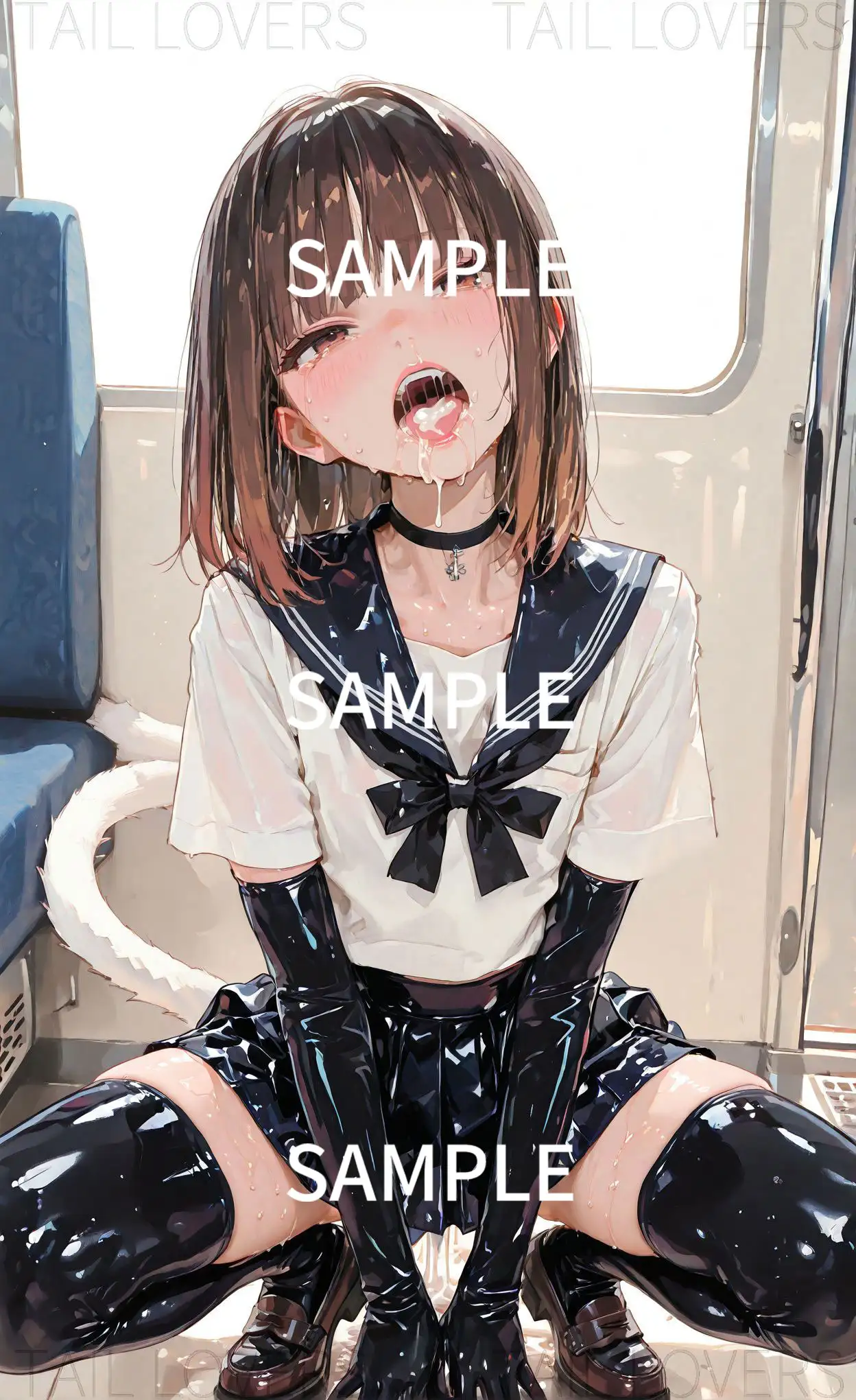 アナルしか使ってもらえないJK【413枚＋小説】｜ Anal Tail Girl 5ページ