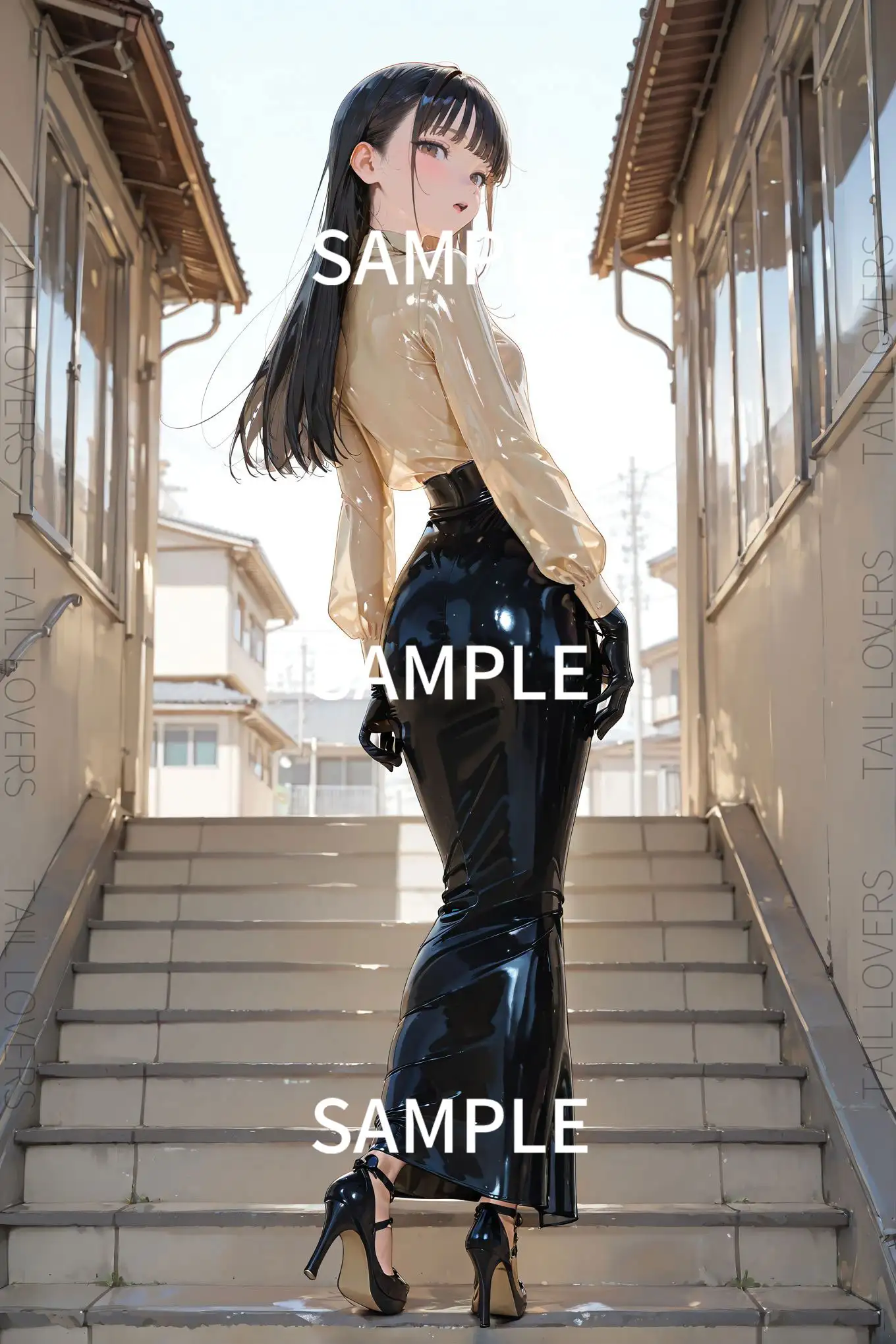 ラバー好きな美人教師と過ごす5日間【初日】 7ページ