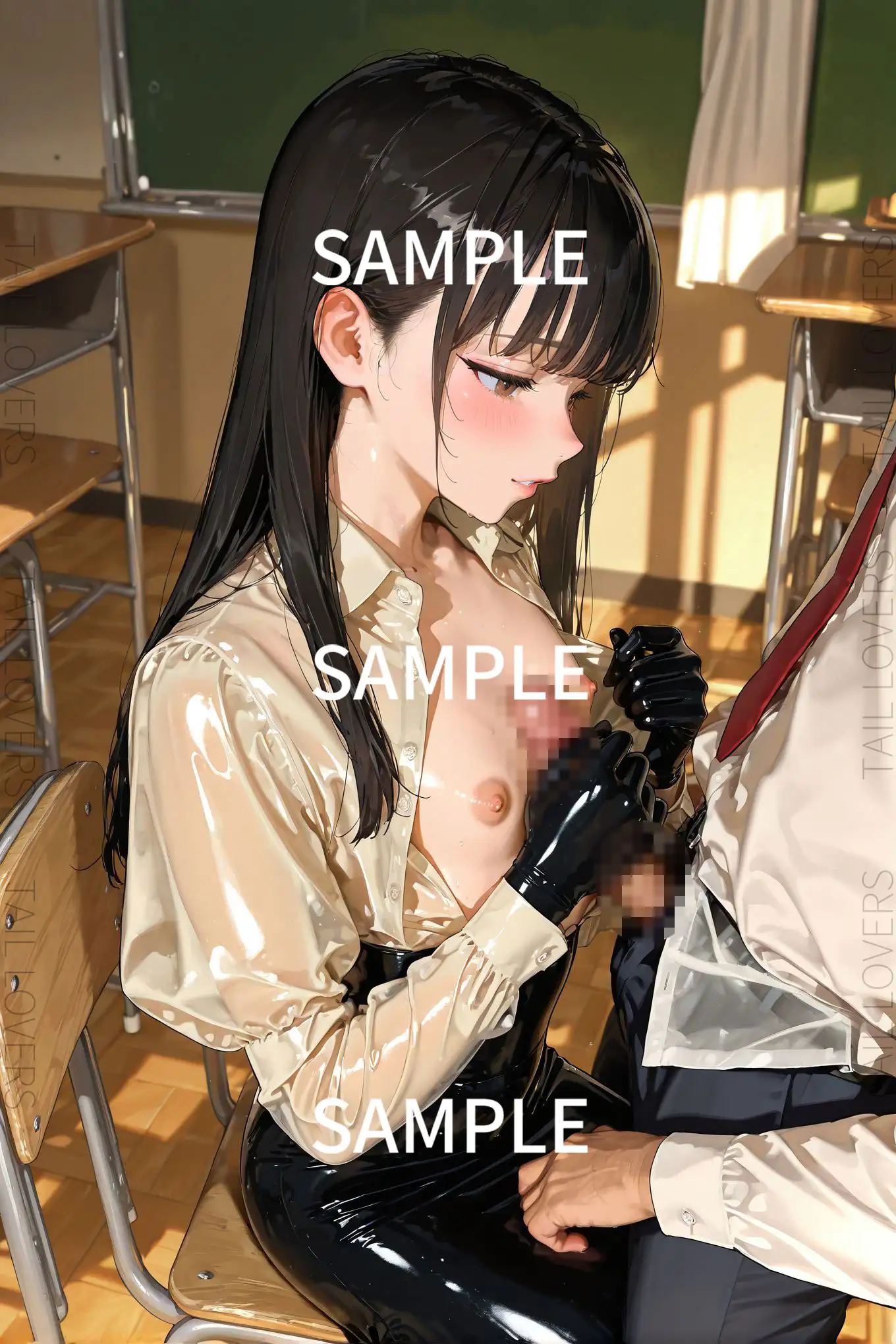 ラバー好きな美人教師と過ごす5日間【初日】 10ページ