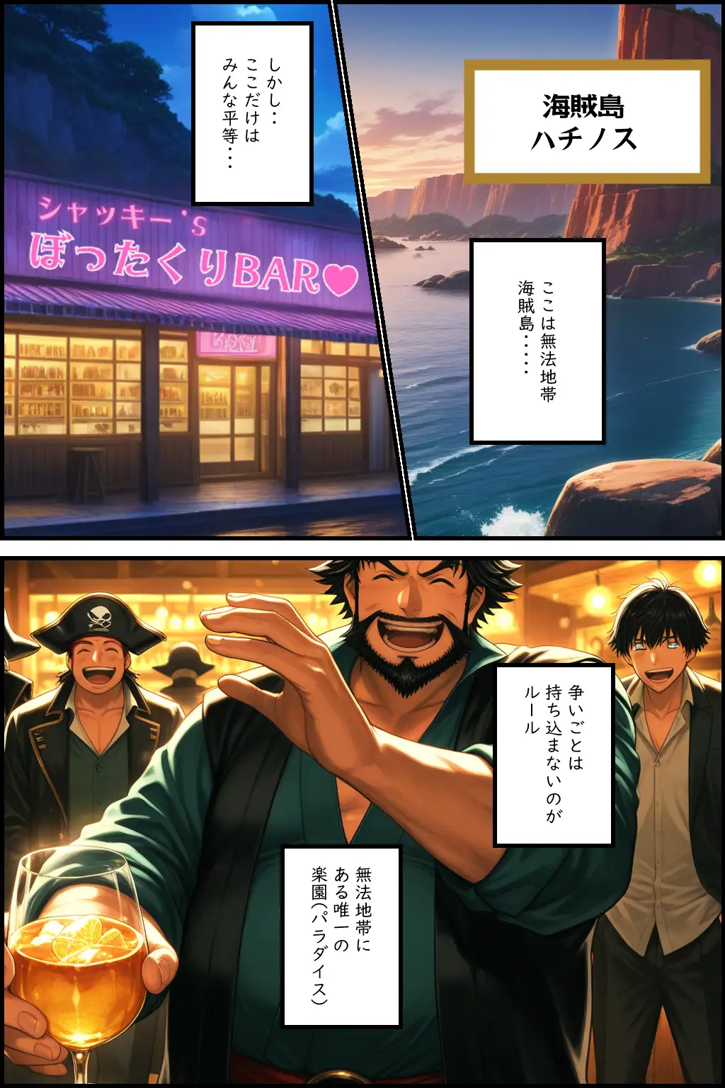 巨乳海賊狩り【伝説編】 〜奪われた海賊島の宝〜後編 3ページ