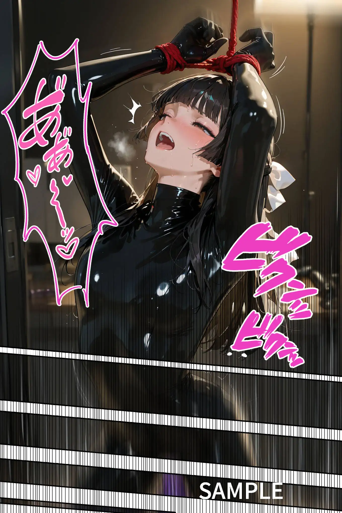 護謨学院｜更生プログラム【96Pコミック】放課後の連続拘束絶頂 6ページ