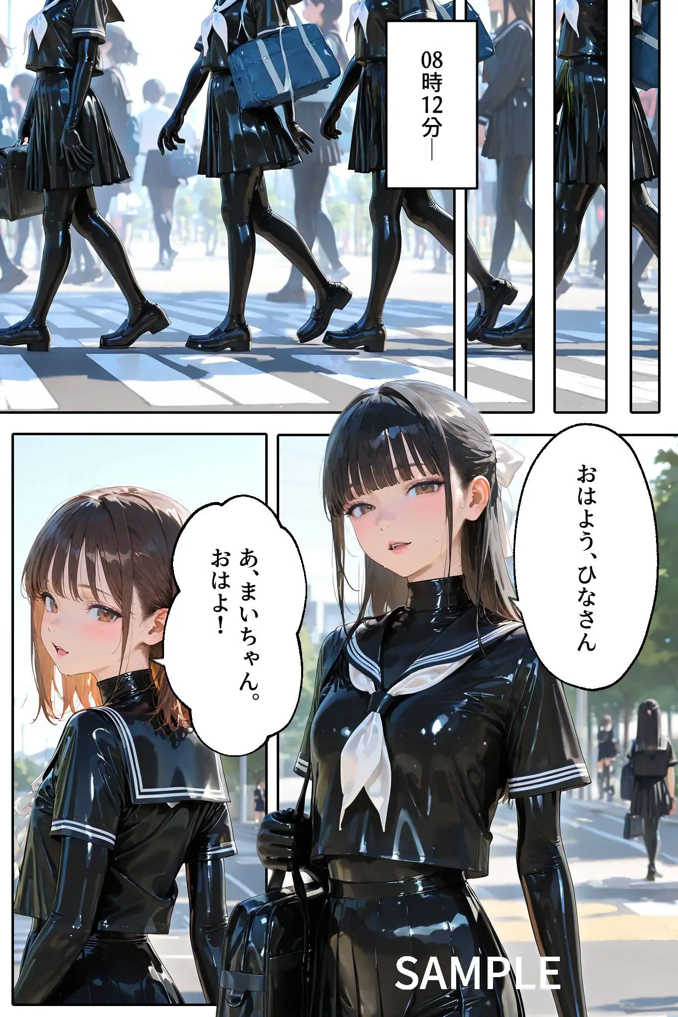 護謨学院｜更生プログラム【96Pコミック】放課後の連続拘束絶頂 7ページ