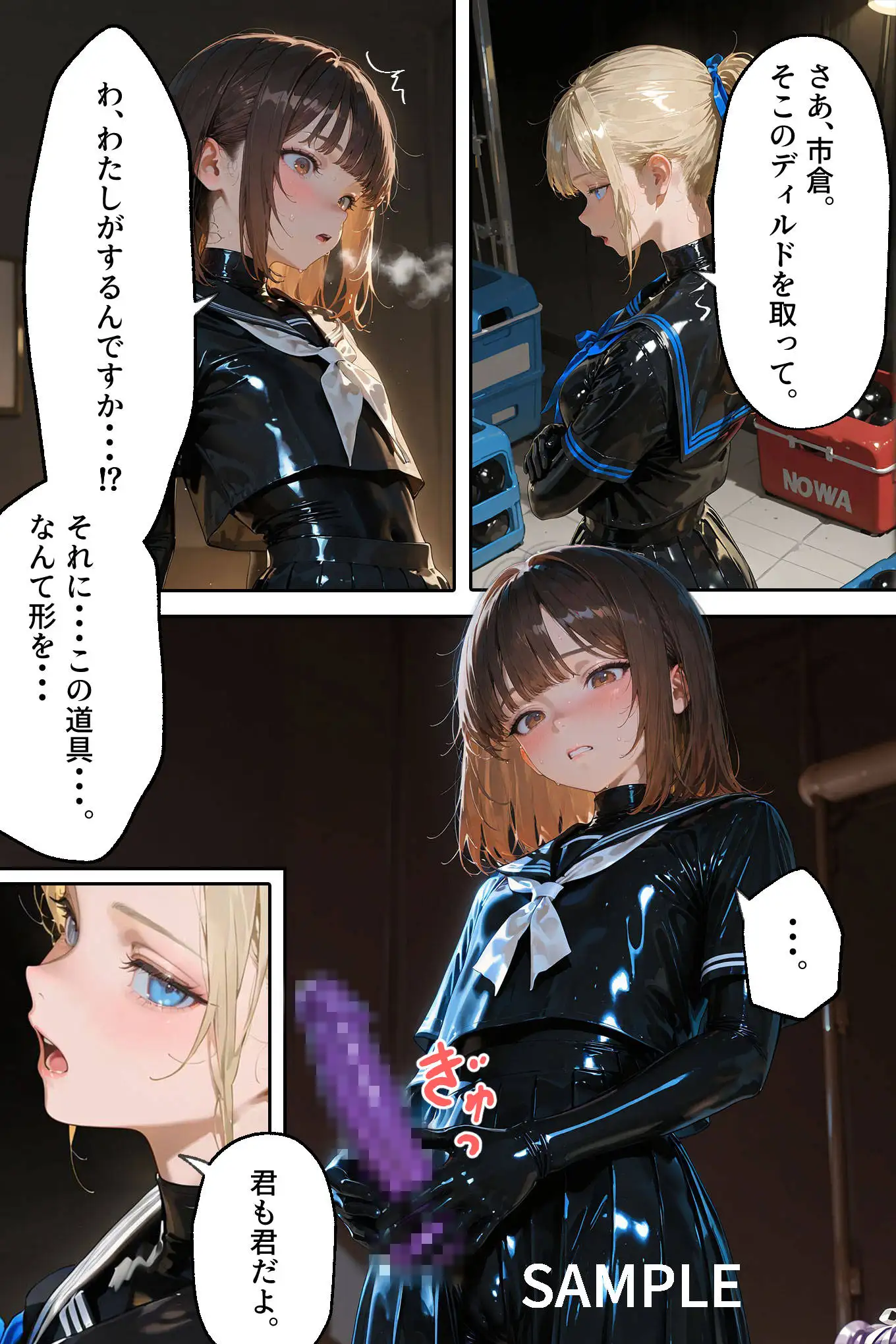 護謨学院｜更生プログラム【96Pコミック】放課後の連続拘束絶頂 28ページ