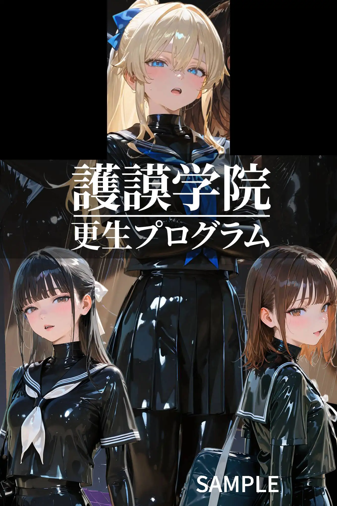 護謨学院｜更生プログラム【96Pコミック】放課後の連続拘束絶頂 35ページ