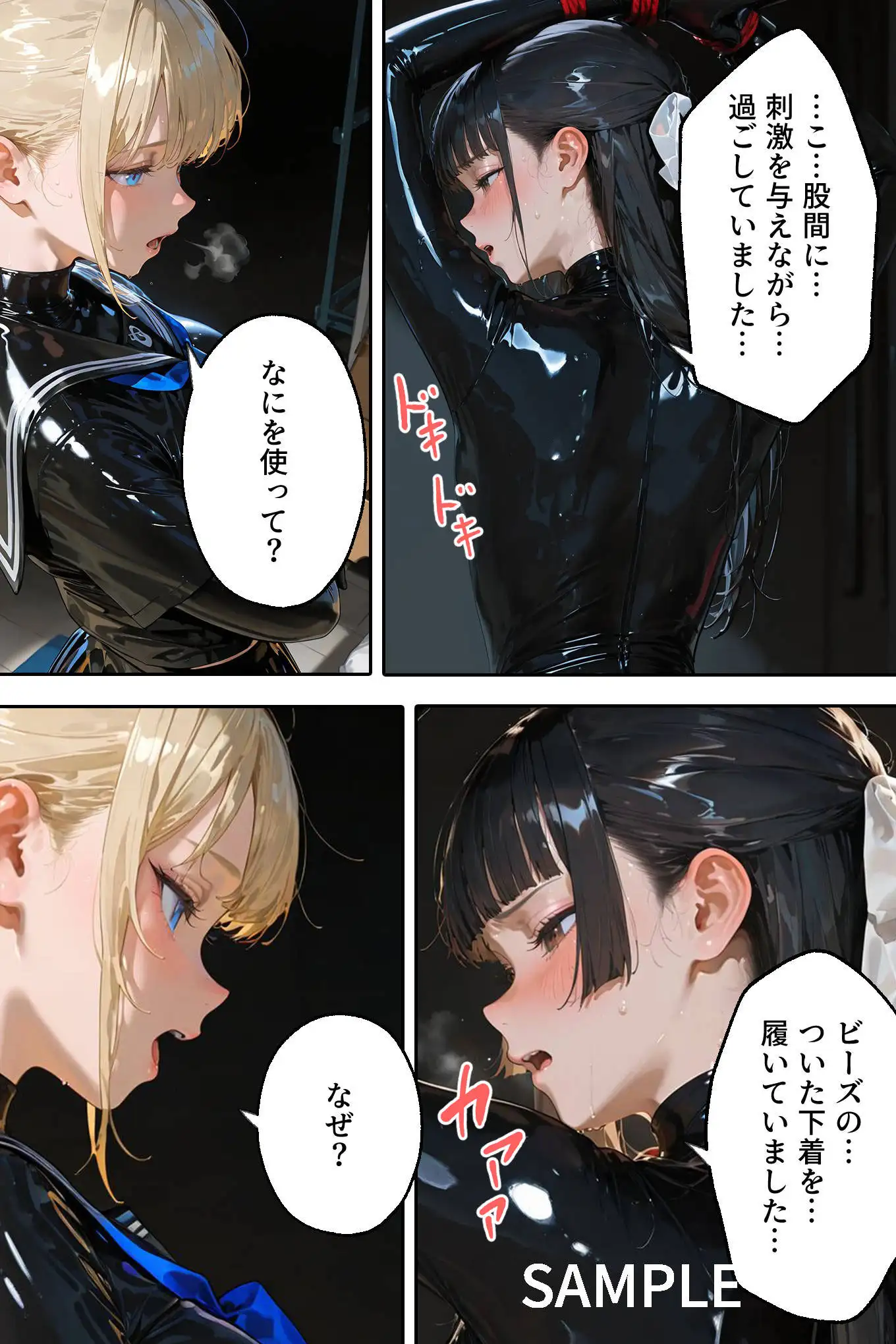 護謨学院｜更生プログラム【96Pコミック】放課後の連続拘束絶頂 58ページ