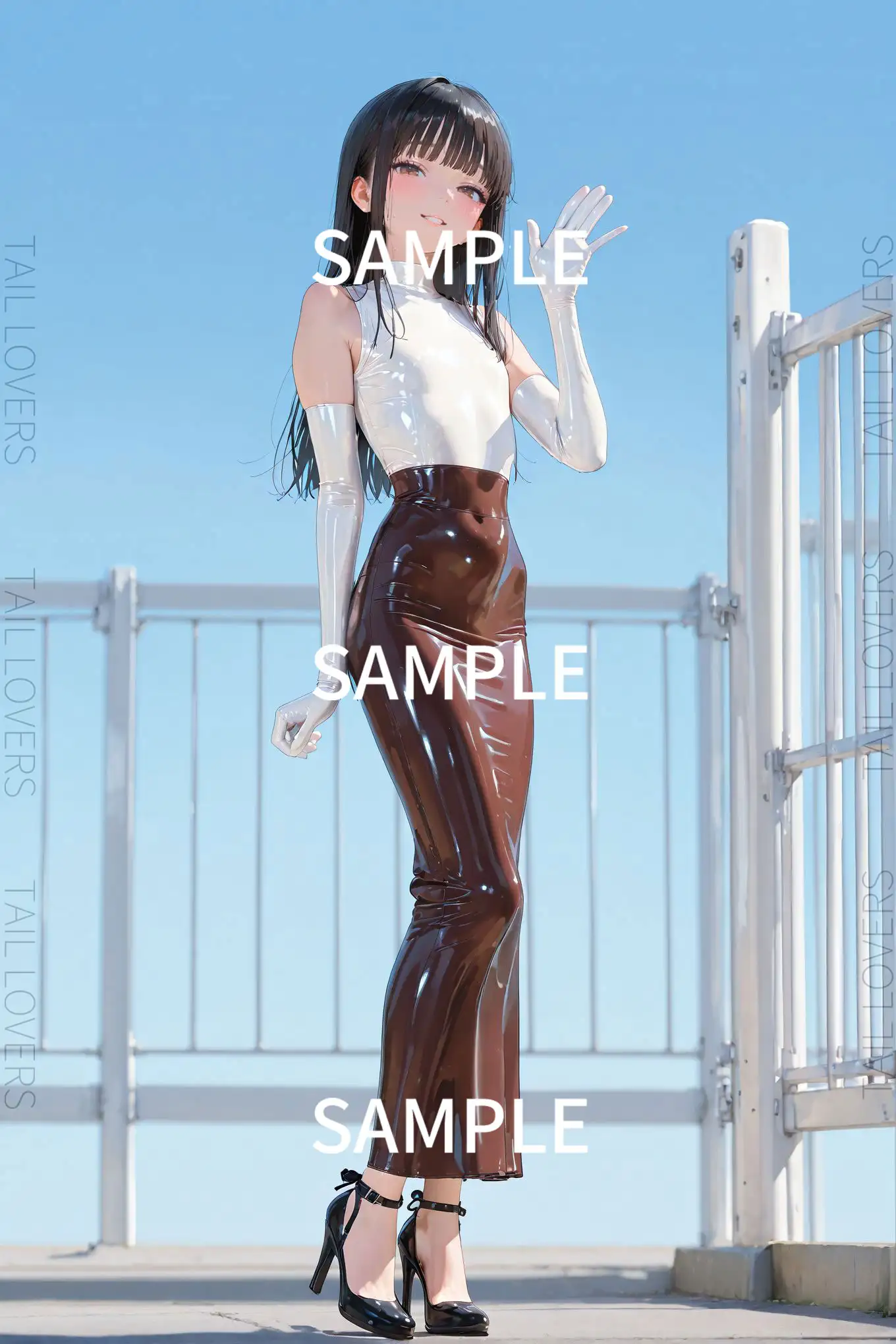 ラバー好きな美人教師と過ごす5日間【二日目】 1ページ