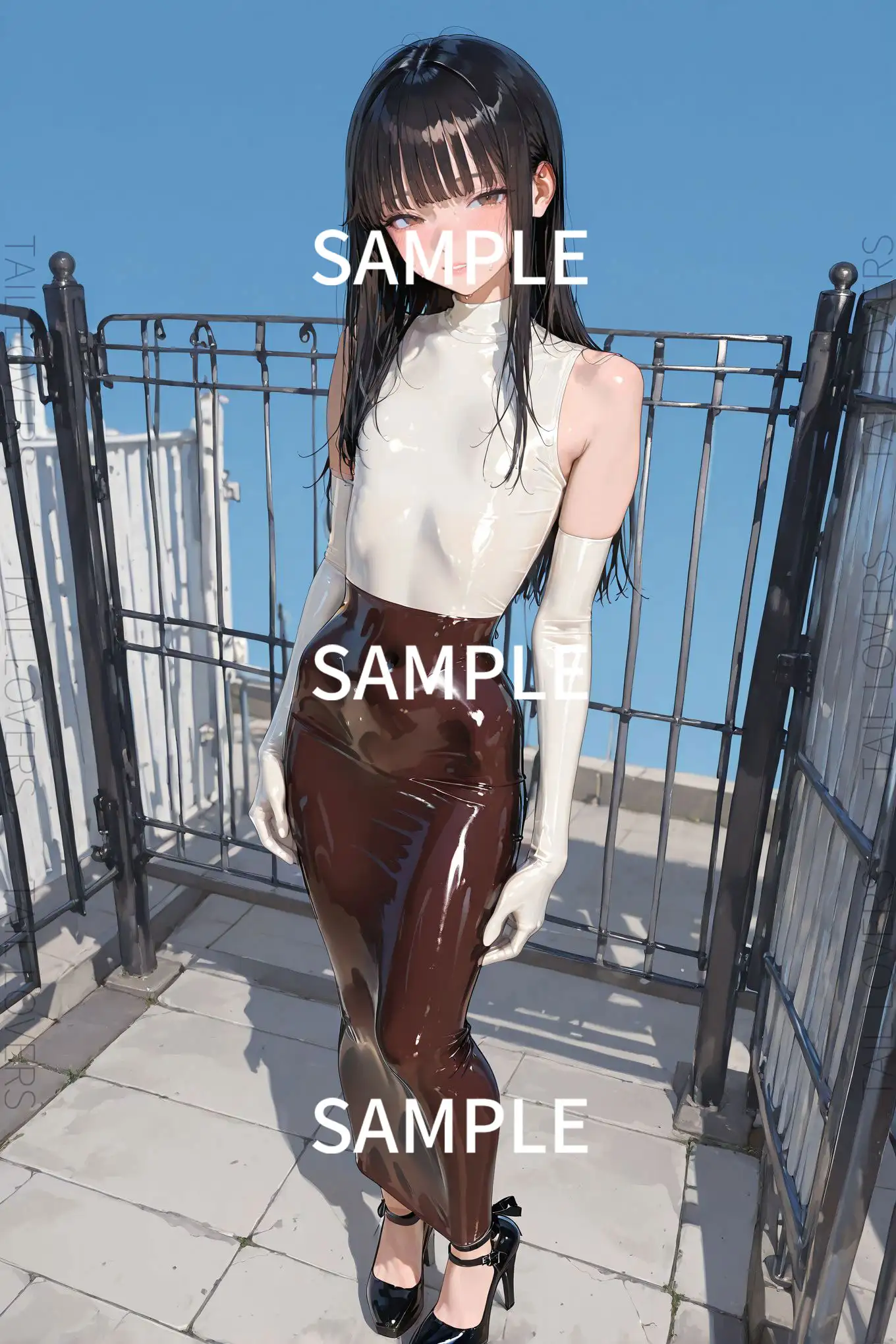 ラバー好きな美人教師と過ごす5日間【二日目】 2ページ