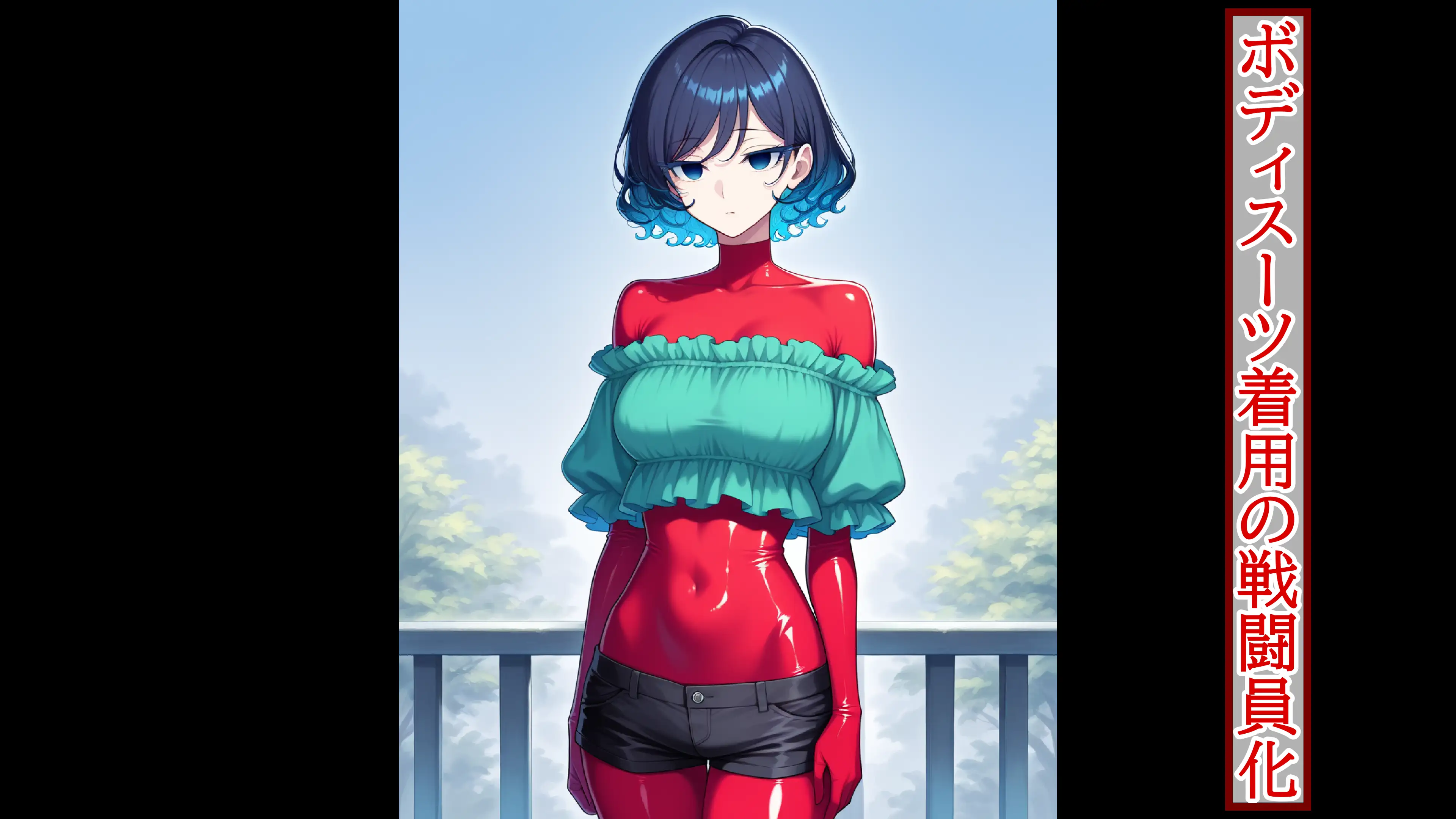 【露出多めの服だからこそ】重ね着フェチ怪人【ラバーボディスーツ編2】 30ページ