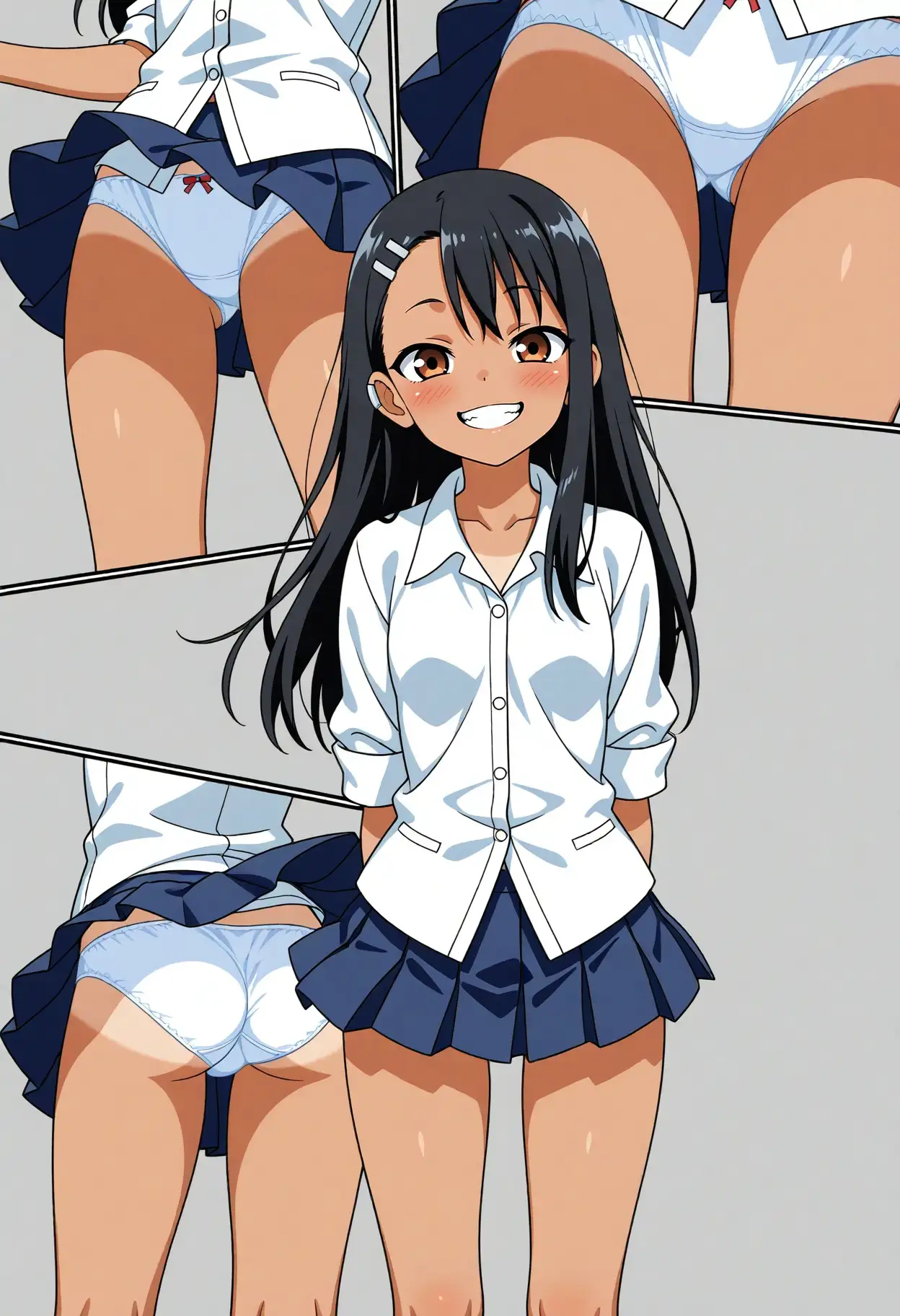 立ち絵とローアングル【長瀞早瀬風1】 2ページ