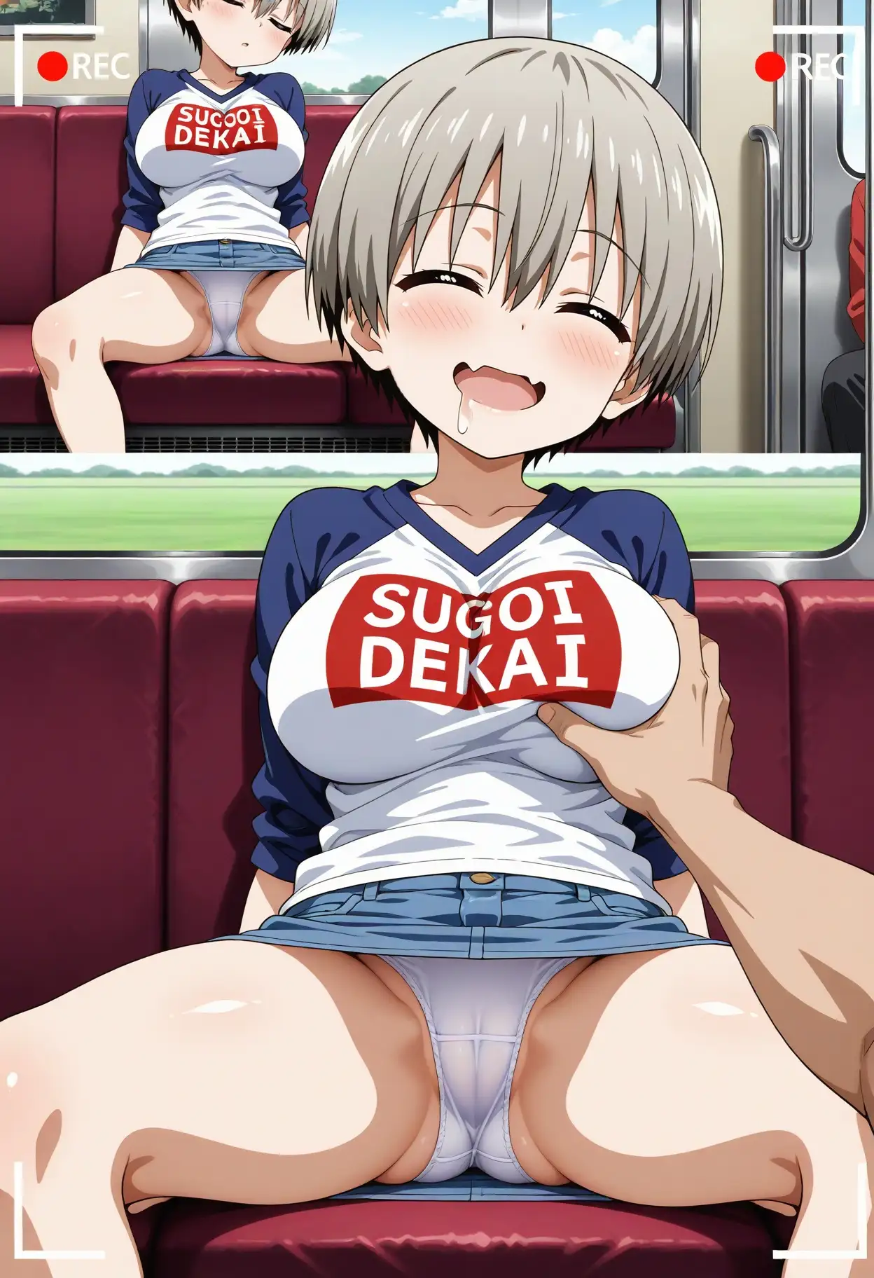 スカート内盗撮、着替え盗撮、野ション、野外露出風【宇崎花風1】 4ページ