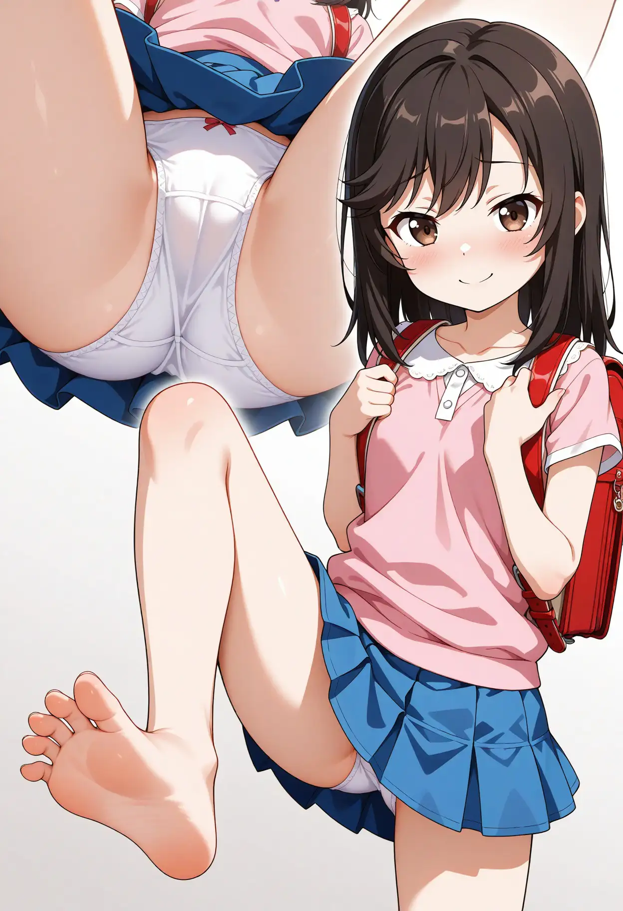 立ち絵とローアングル【一条蛍風1】 3ページ