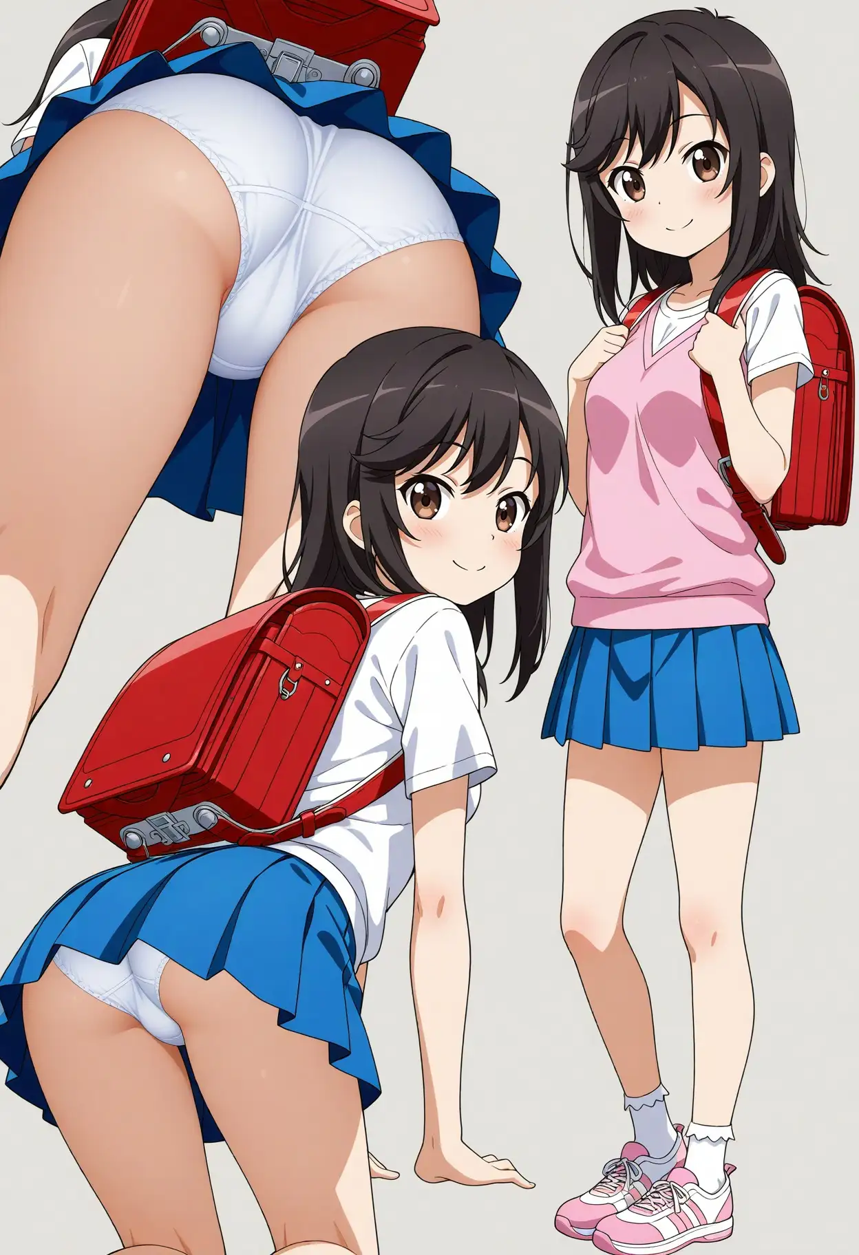 立ち絵とローアングル【一条蛍風1】 6ページ