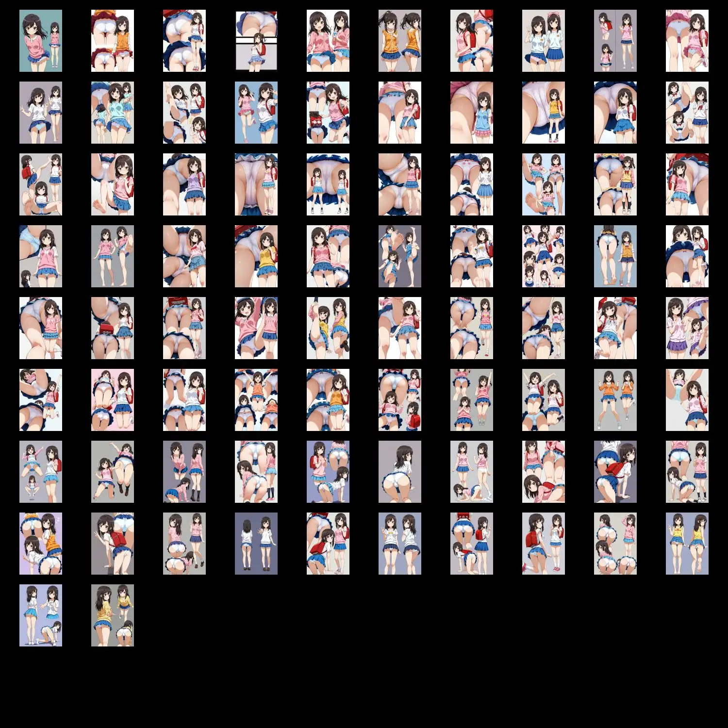 立ち絵とローアングル【一条蛍風1】 7ページ