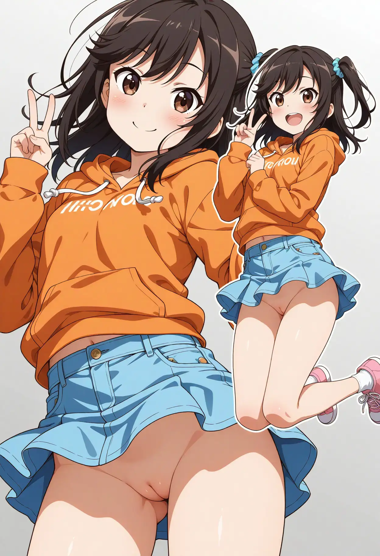 立ち絵とローアングル【一条蛍風1】 10ページ