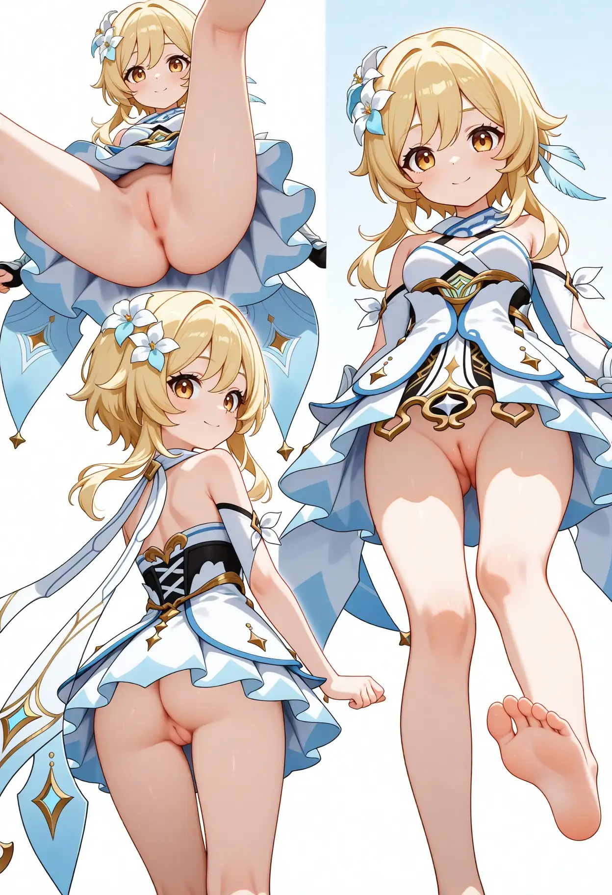 立ち絵とローアングル【蛍風1】 7ページ