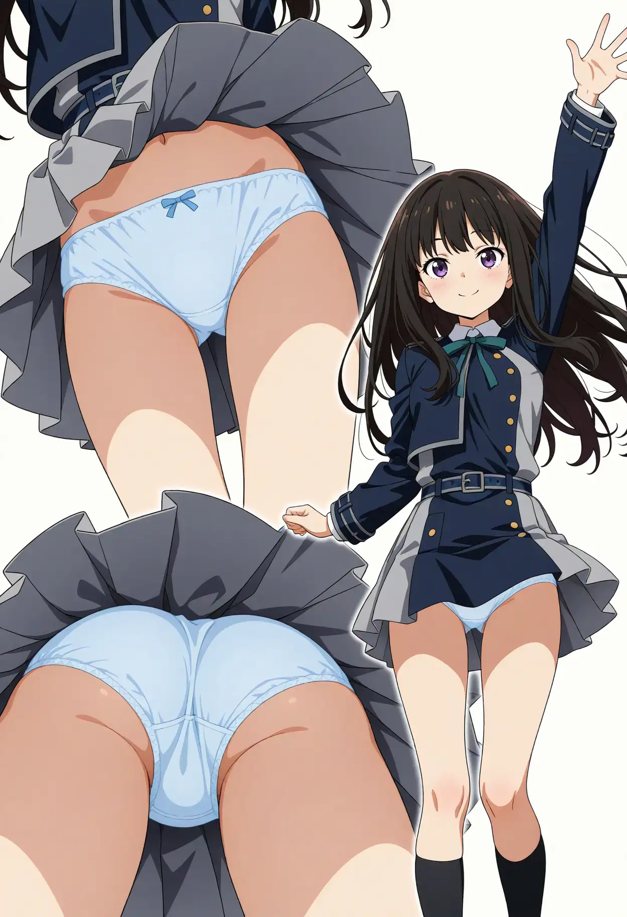 立ち絵とローアングル【井ノ上たきな風1】 1ページ