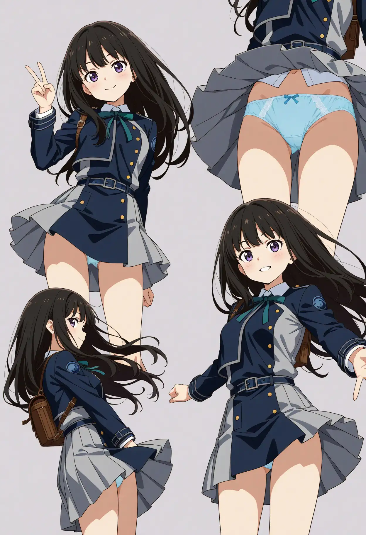 立ち絵とローアングル【井ノ上たきな風1】 2ページ