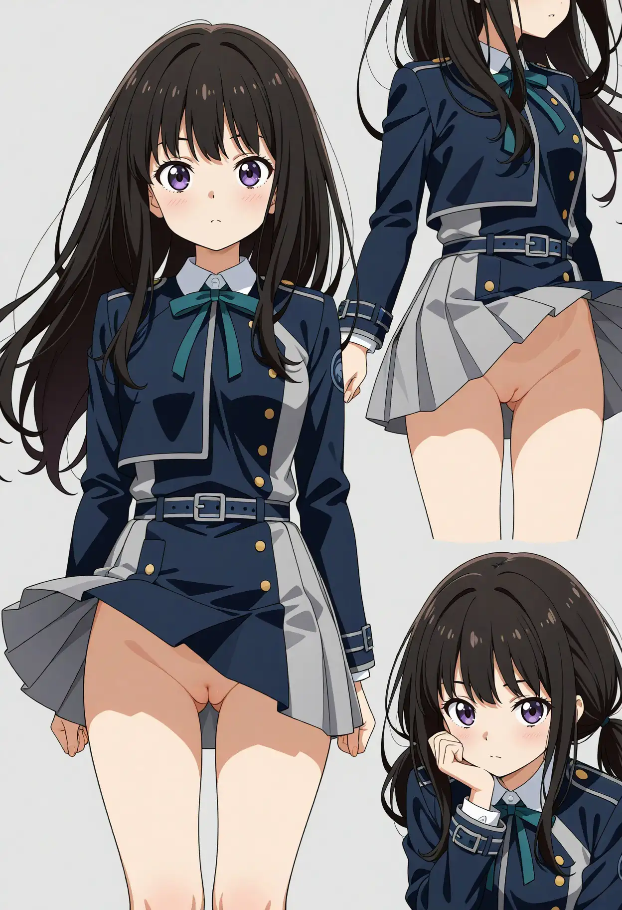 立ち絵とローアングル【井ノ上たきな風1】 7ページ