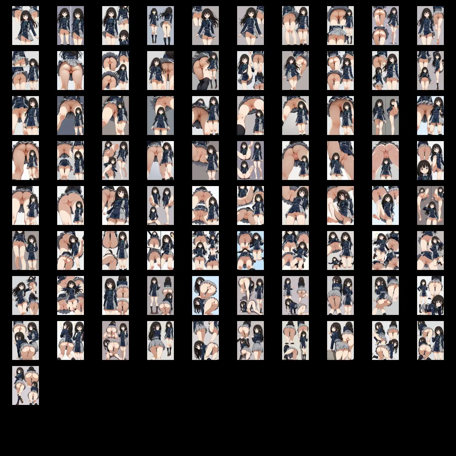 立ち絵とローアングル【井ノ上たきな風1】 12ページ