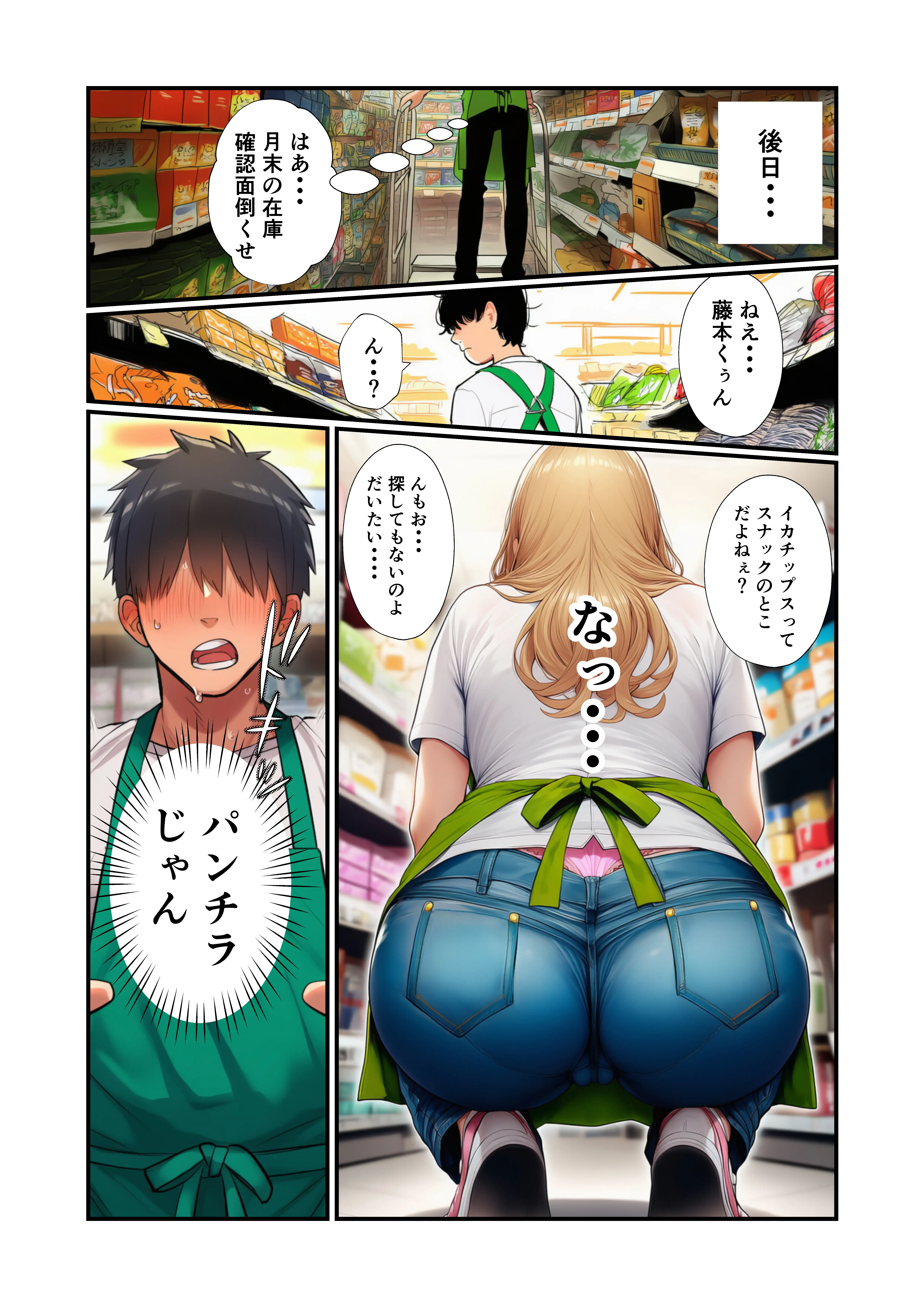 バ先の金髪巨乳人妻に童貞の僕が筆おろしされたなら 4ページ