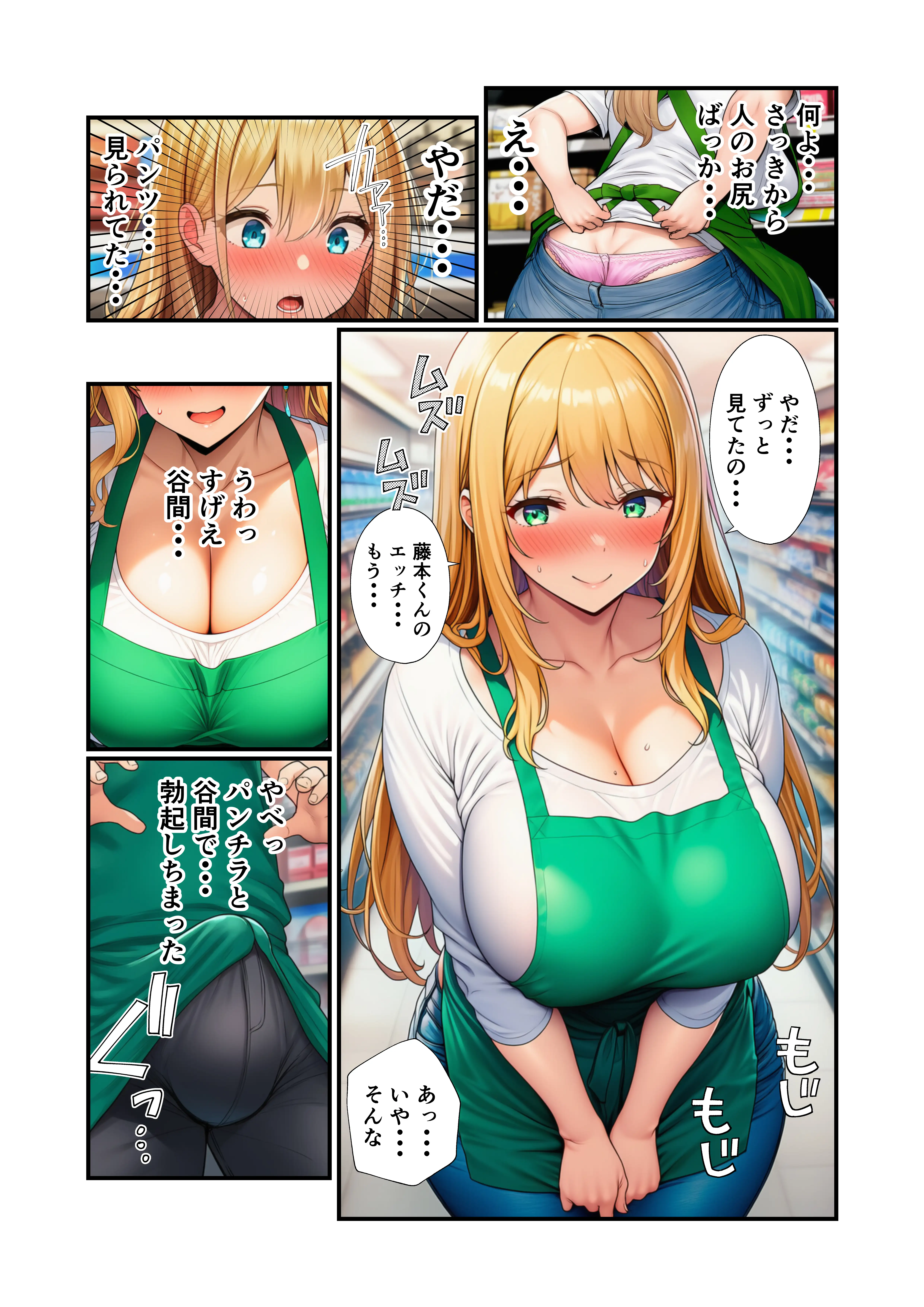 バ先の金髪巨乳人妻に童貞の僕が筆おろしされたなら 6ページ