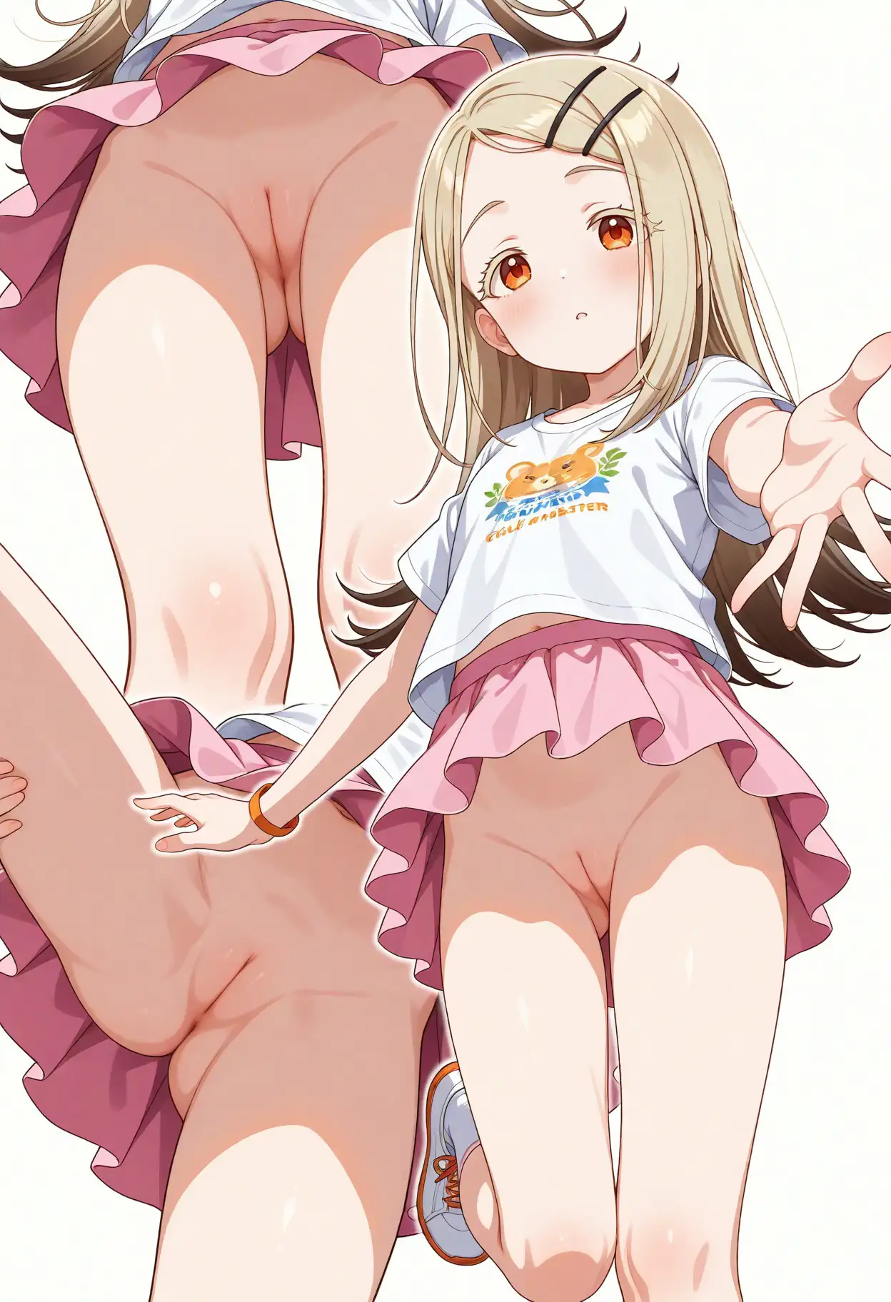 立ち絵とローアングル【篠澤広風1】 10ページ