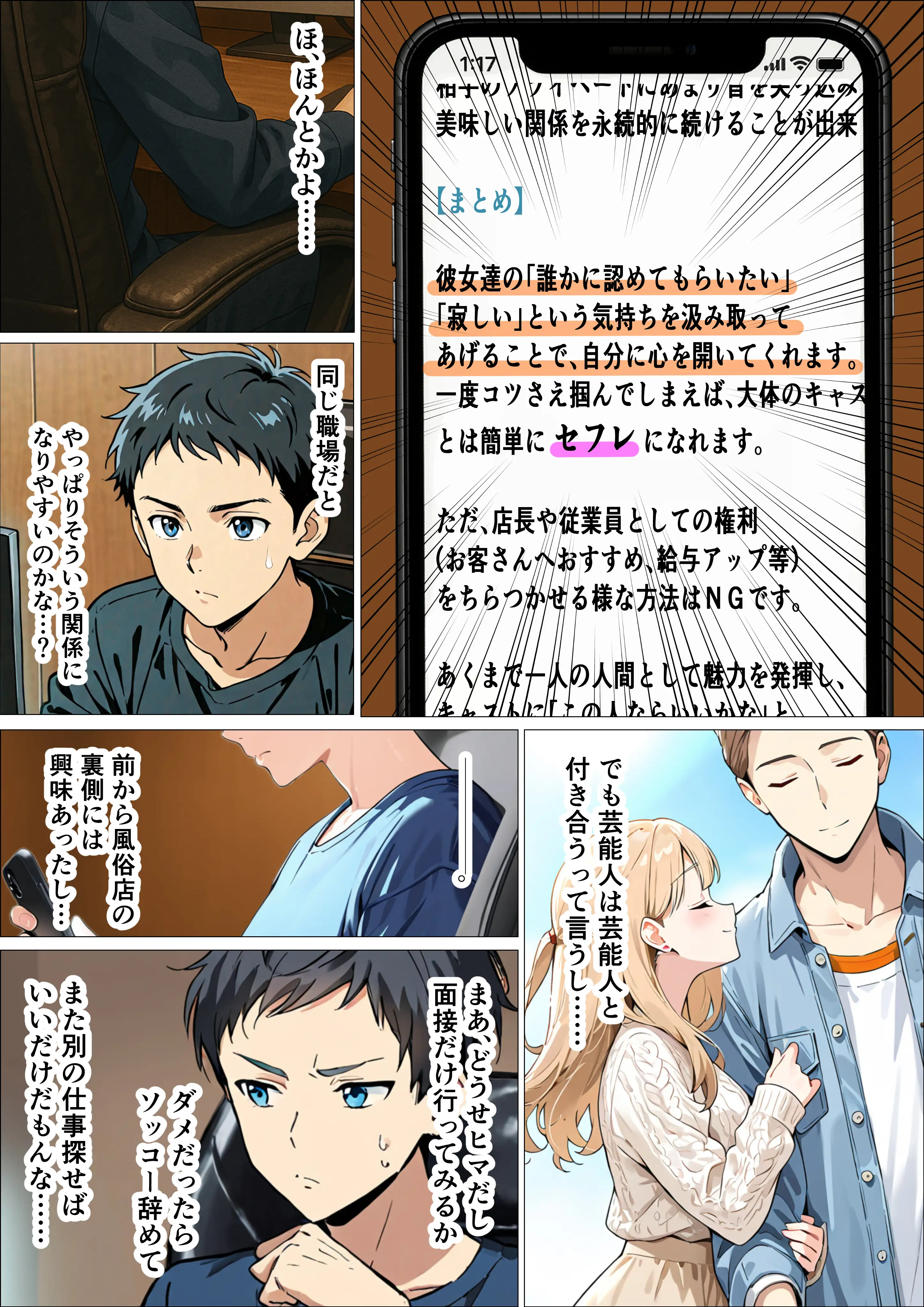 セフレ無限生成職【風俗スタッフ】に転職した結果、性欲処理に追われる日々が始まった元・陰キャの俺 6ページ