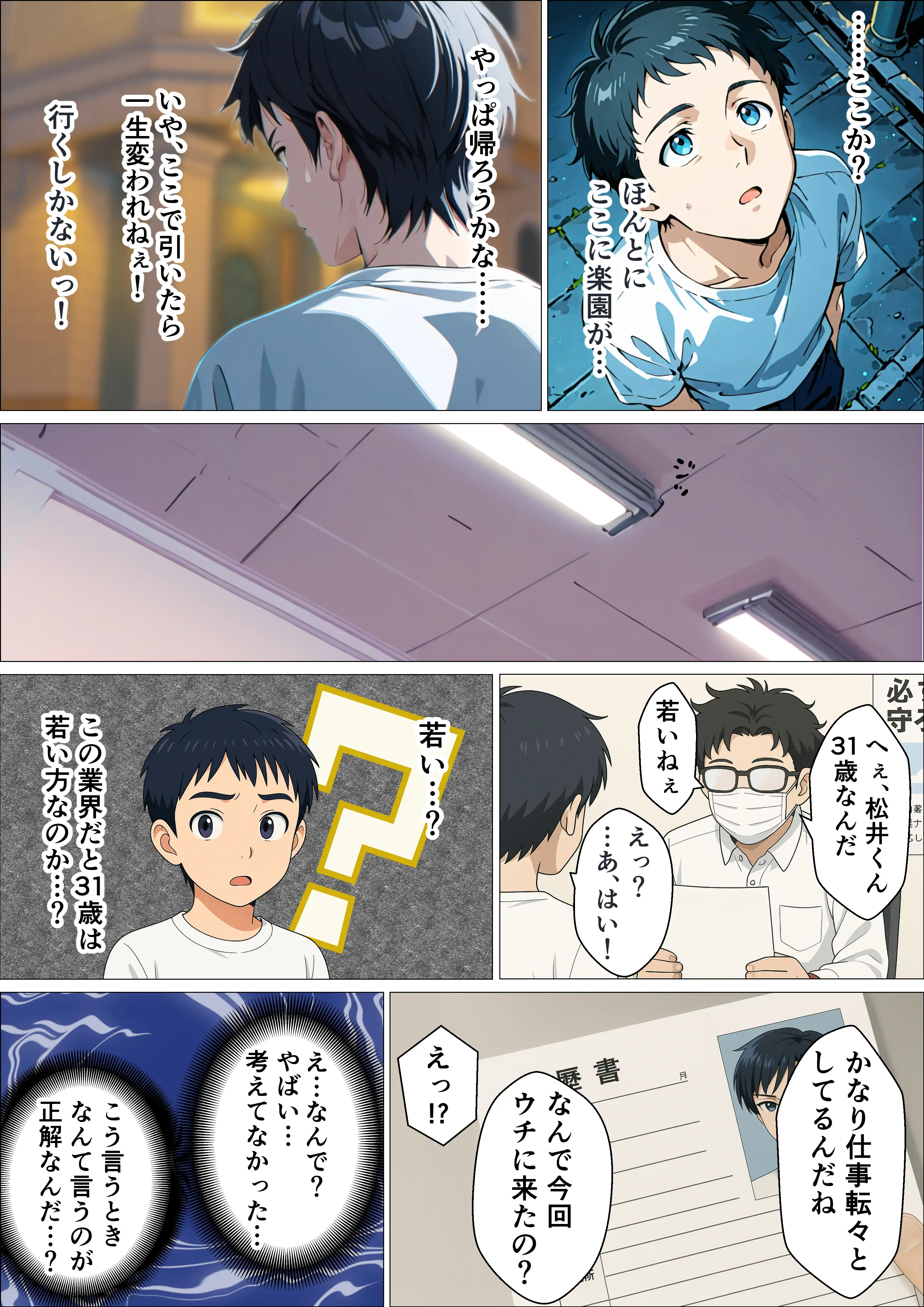 セフレ無限生成職【風俗スタッフ】に転職した結果、性欲処理に追われる日々が始まった元・陰キャの俺 8ページ