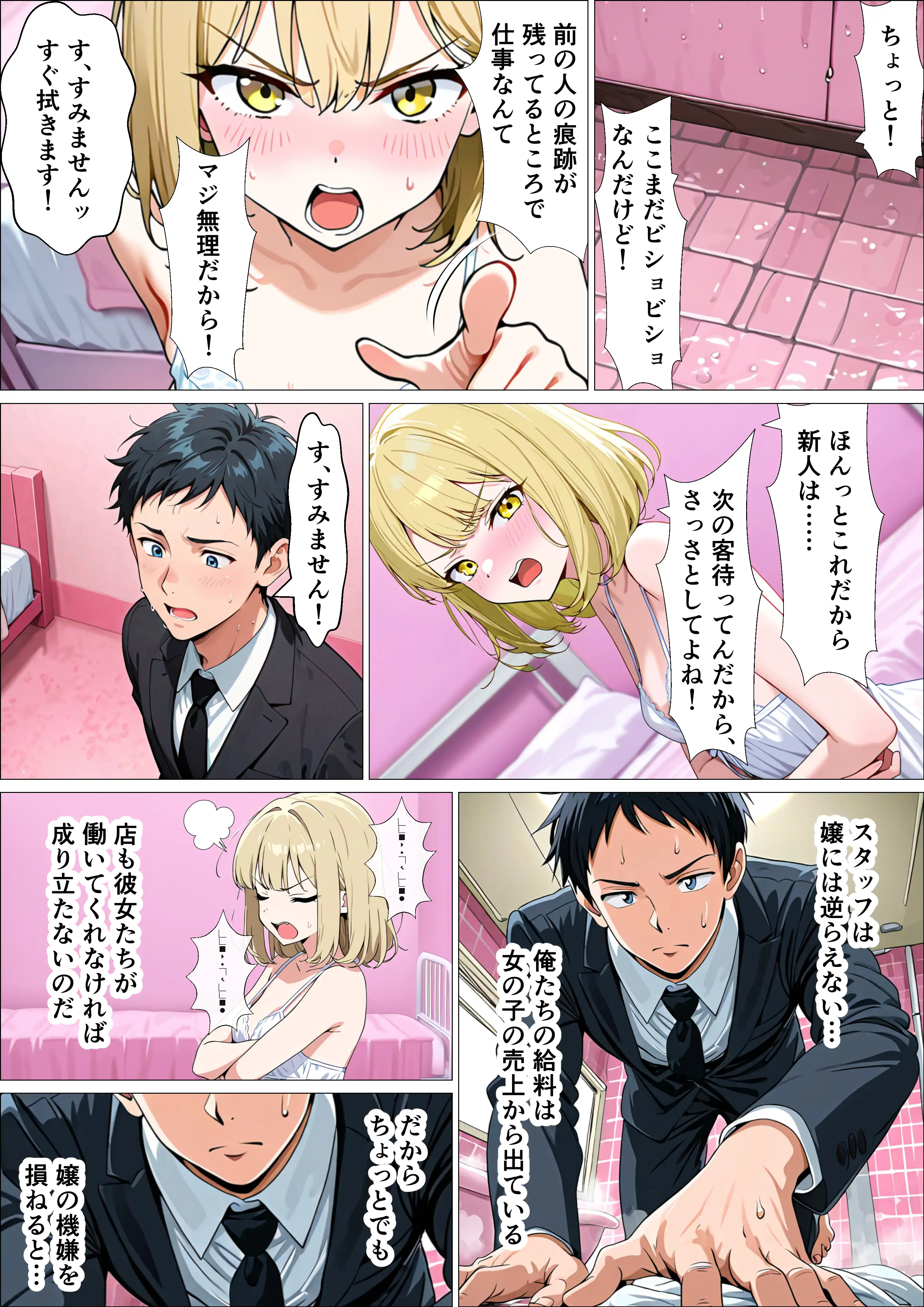 セフレ無限生成職【風俗スタッフ】に転職した結果、性欲処理に追われる日々が始まった元・陰キャの俺 18ページ