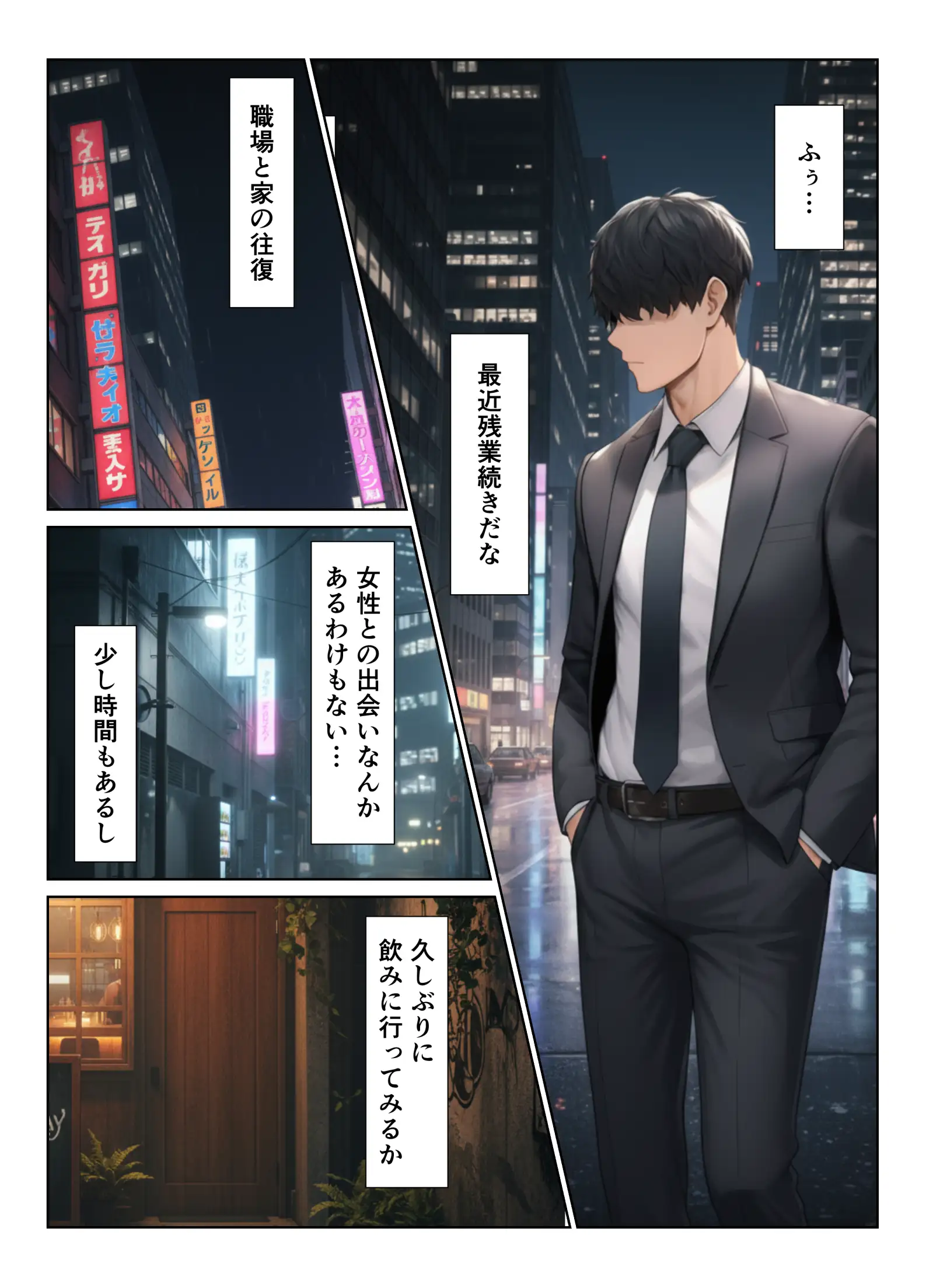 人妻妊娠 Barで出会った美女と熱い一夜を過ごした話 1ページ