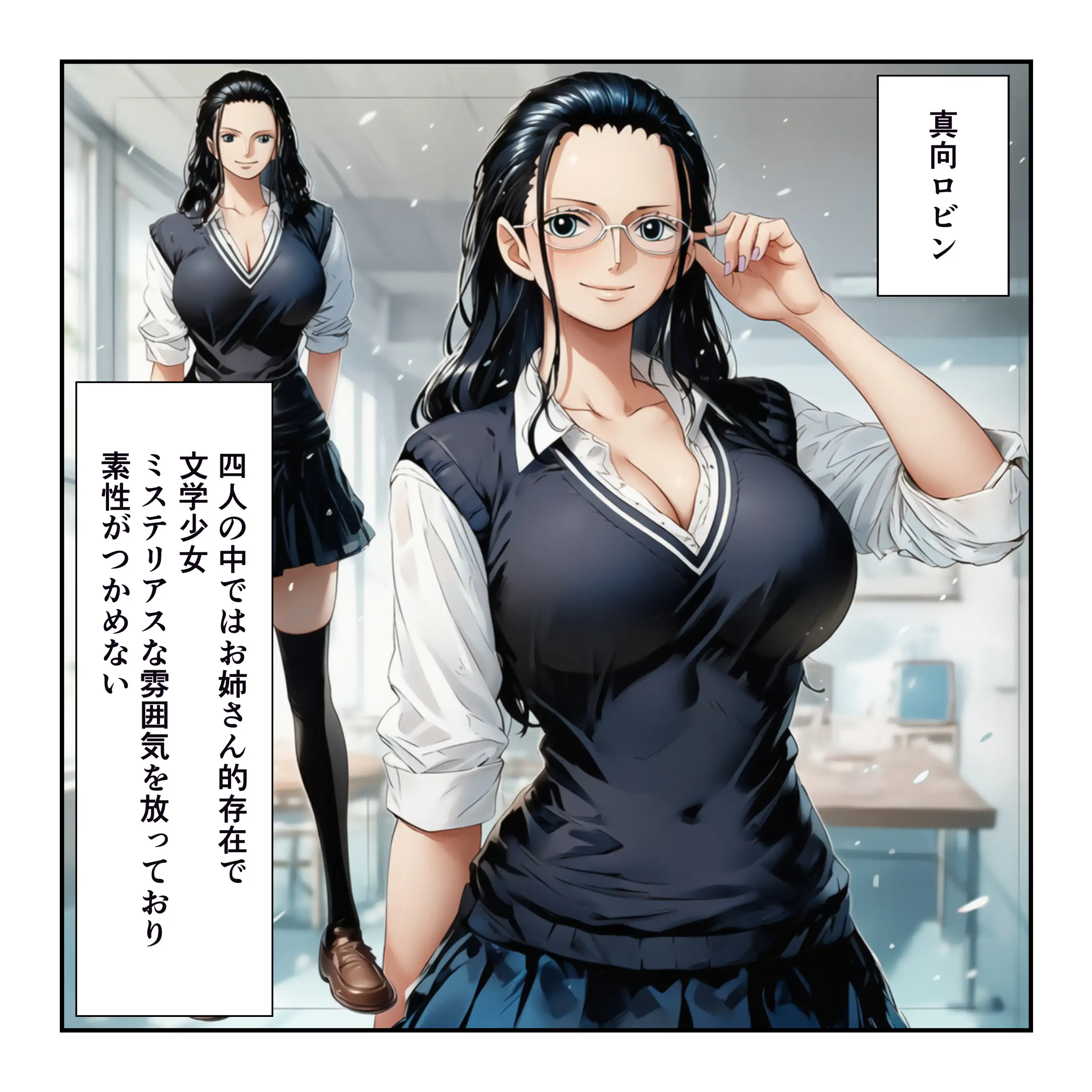 ハーレム温泉修学旅行で学園四天王美女に中出し！【ナミ・ロビン・ビビ・ハ〇コック】 11ページ