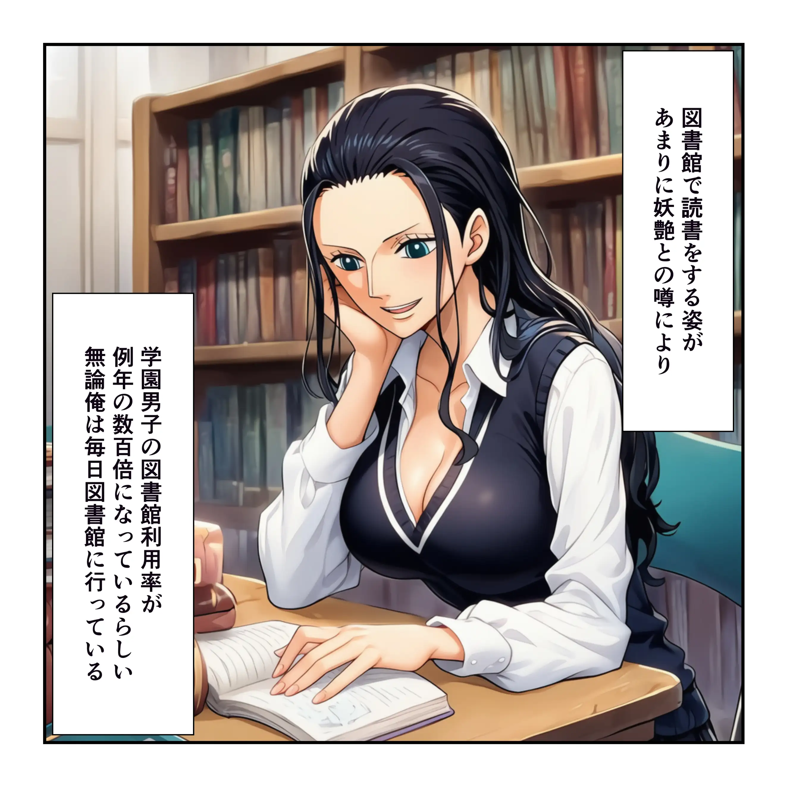 ハーレム温泉修学旅行で学園四天王美女に中出し！【ナミ・ロビン・ビビ・ハ〇コック】 12ページ