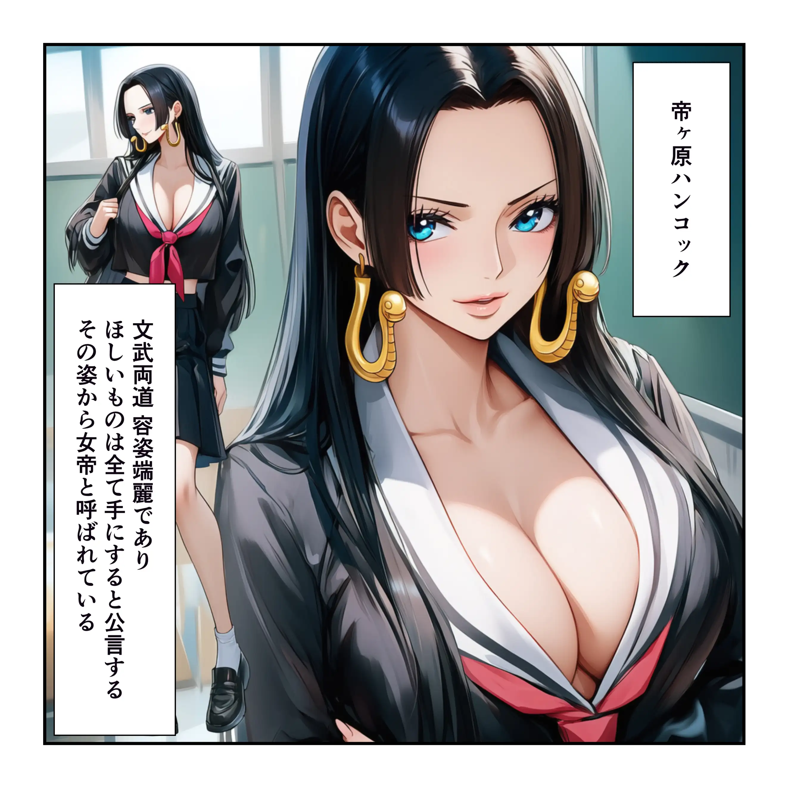 ハーレム温泉修学旅行で学園四天王美女に中出し！【ナミ・ロビン・ビビ・ハ〇コック】 13ページ