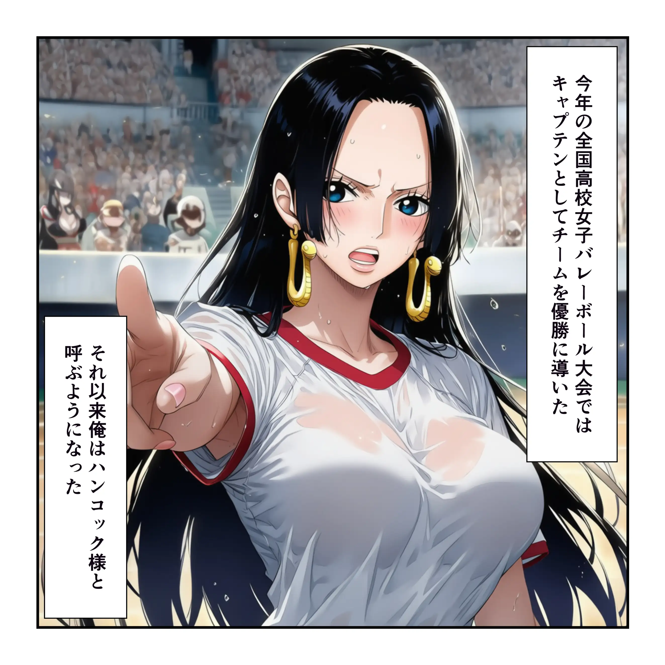 ハーレム温泉修学旅行で学園四天王美女に中出し！【ナミ・ロビン・ビビ・ハ〇コック】 14ページ