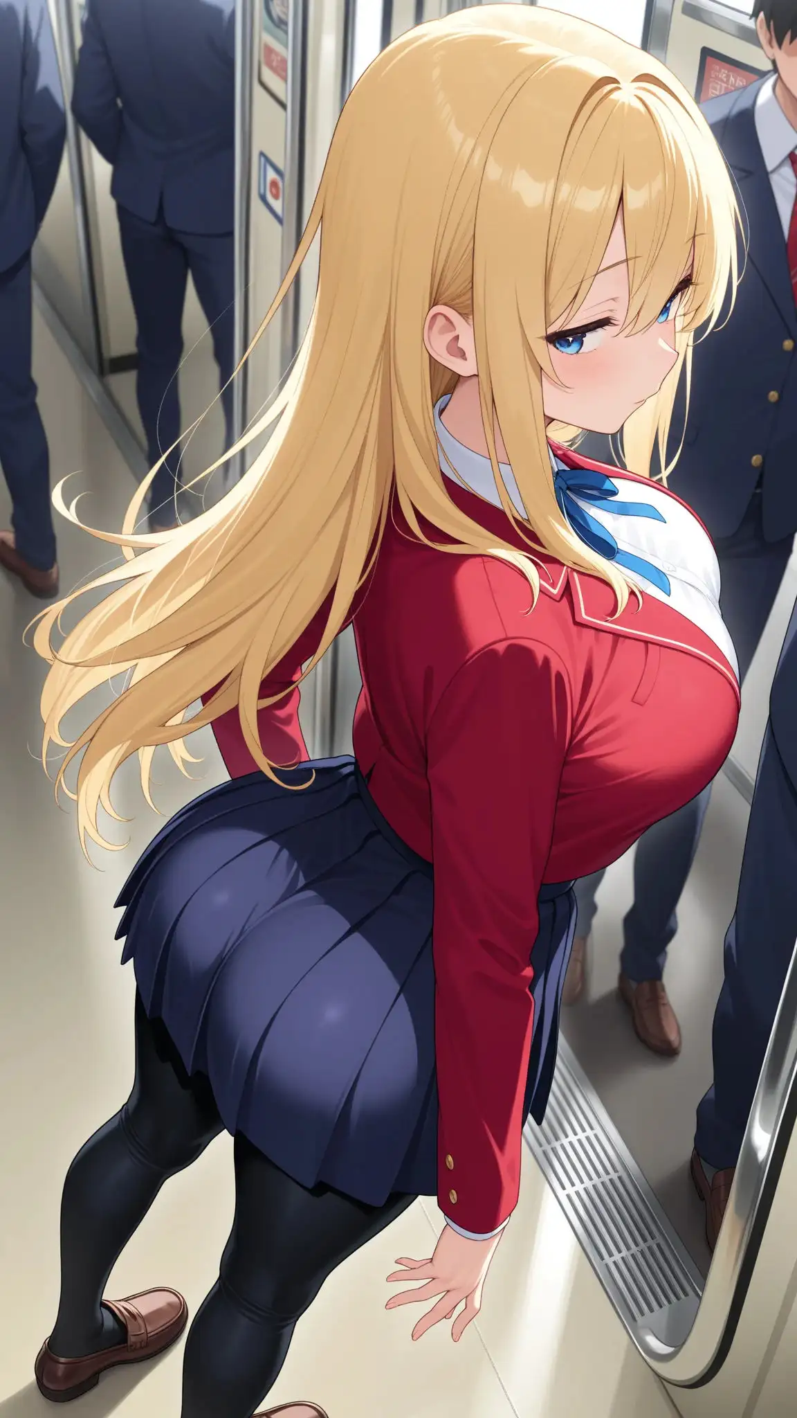 美少女のデカ尻は白濁に汚される 4ページ