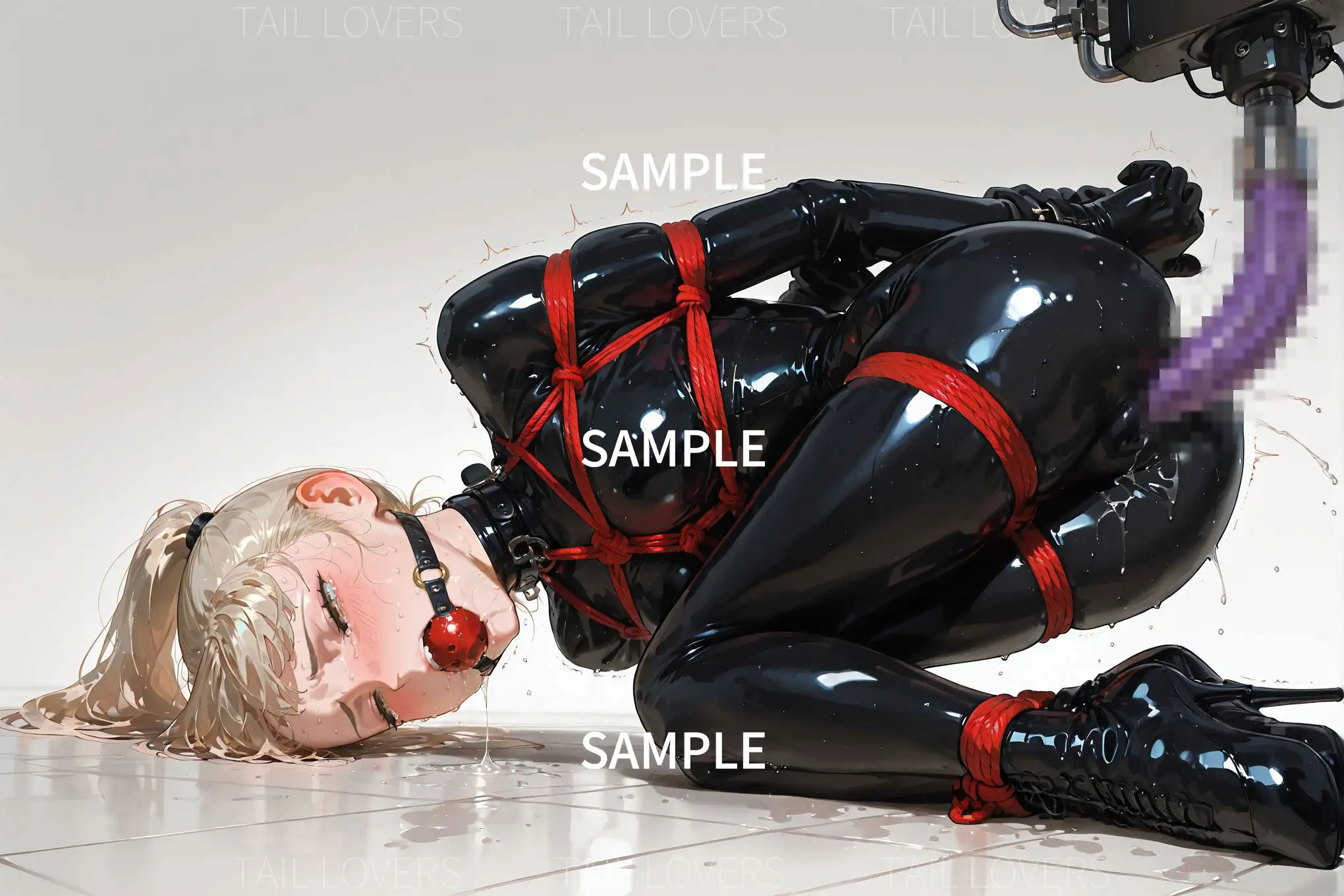 拘束マシン絶頂訓練｜Dildo Ogasm 5ページ